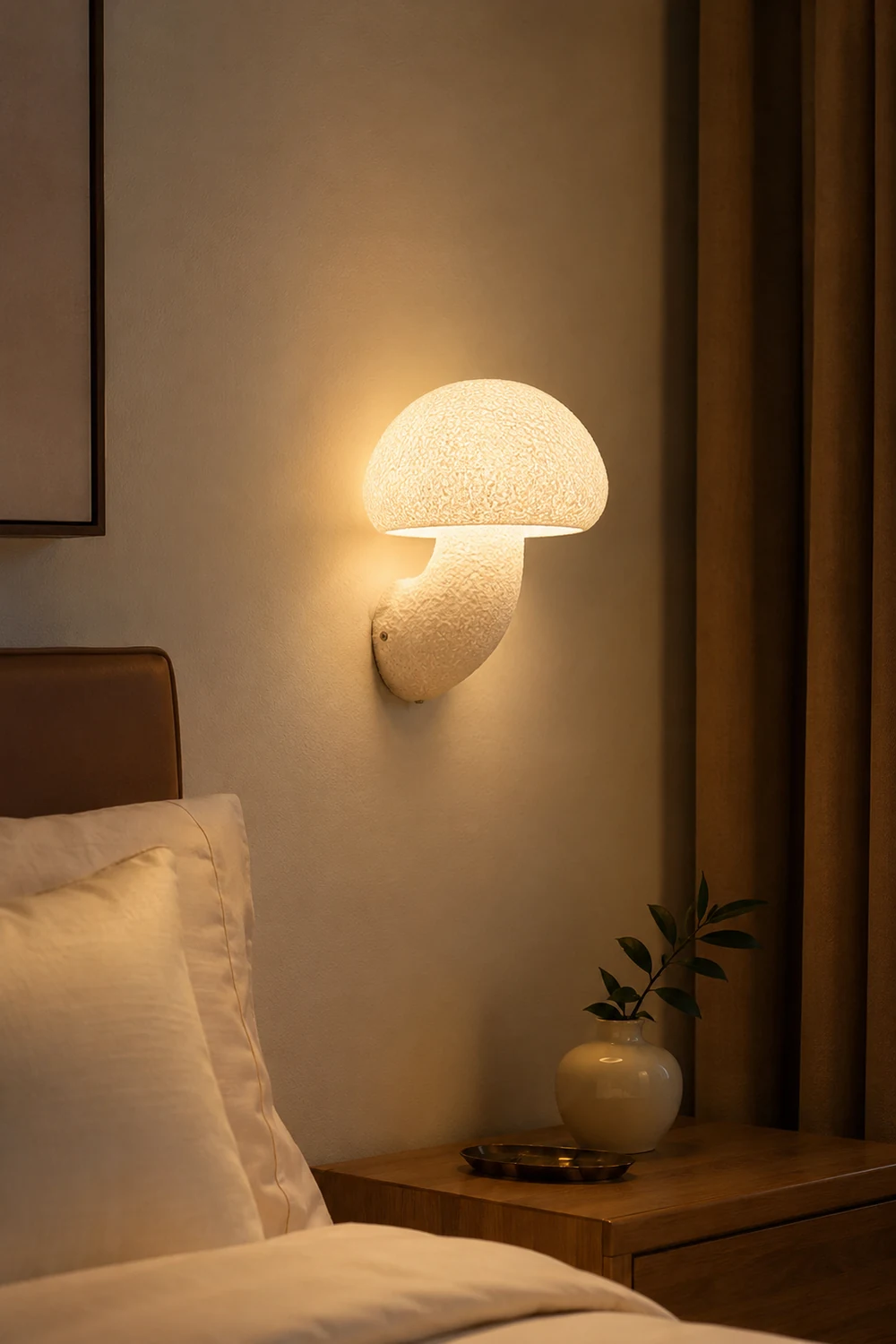 Mushroom Resin Wall Lamp - Lumpaz