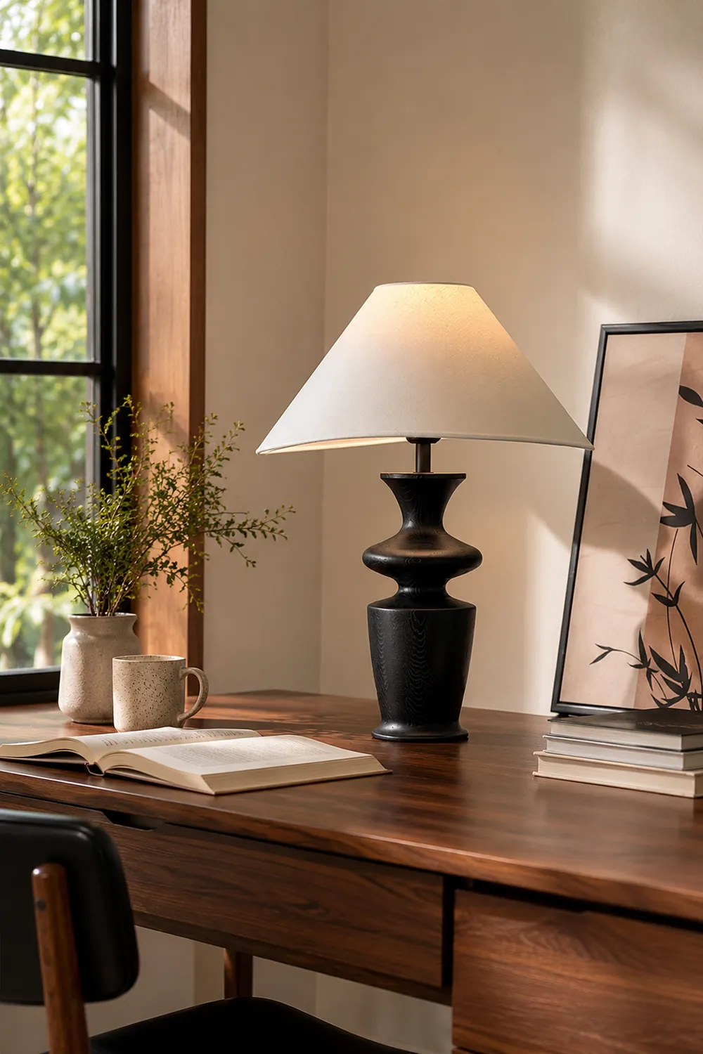 Grace Wood Table Lamp - Lumpaz
