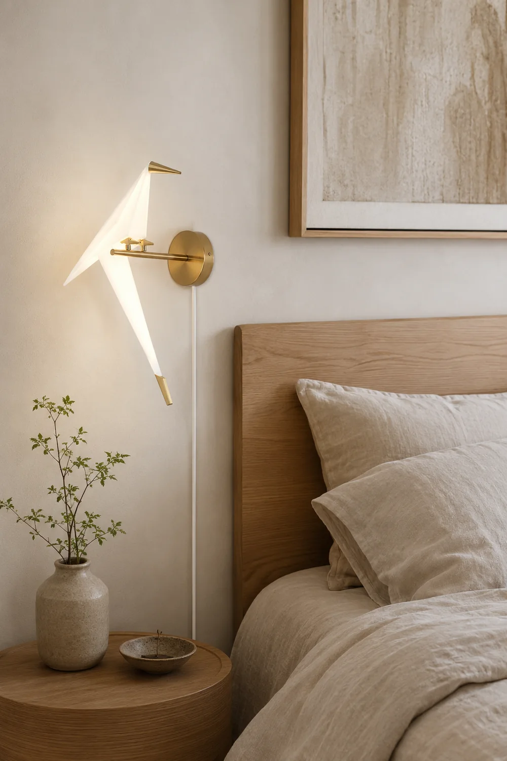 Perching Bird Plug In Wall Lamp - Lumpaz