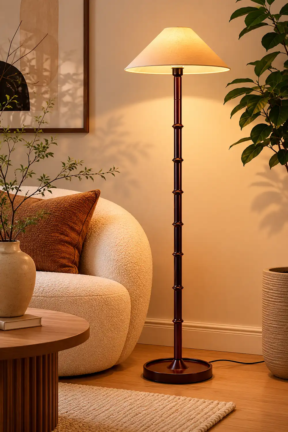 Bamboo Knot Floor Lamp - Lumpaz