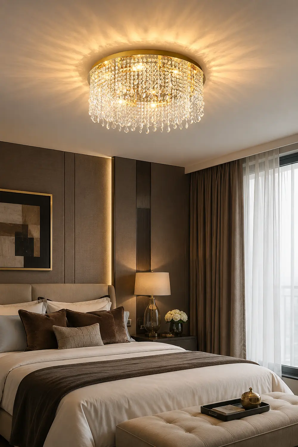 Beirio Crystal Ceiling Lamp - Lumpaz