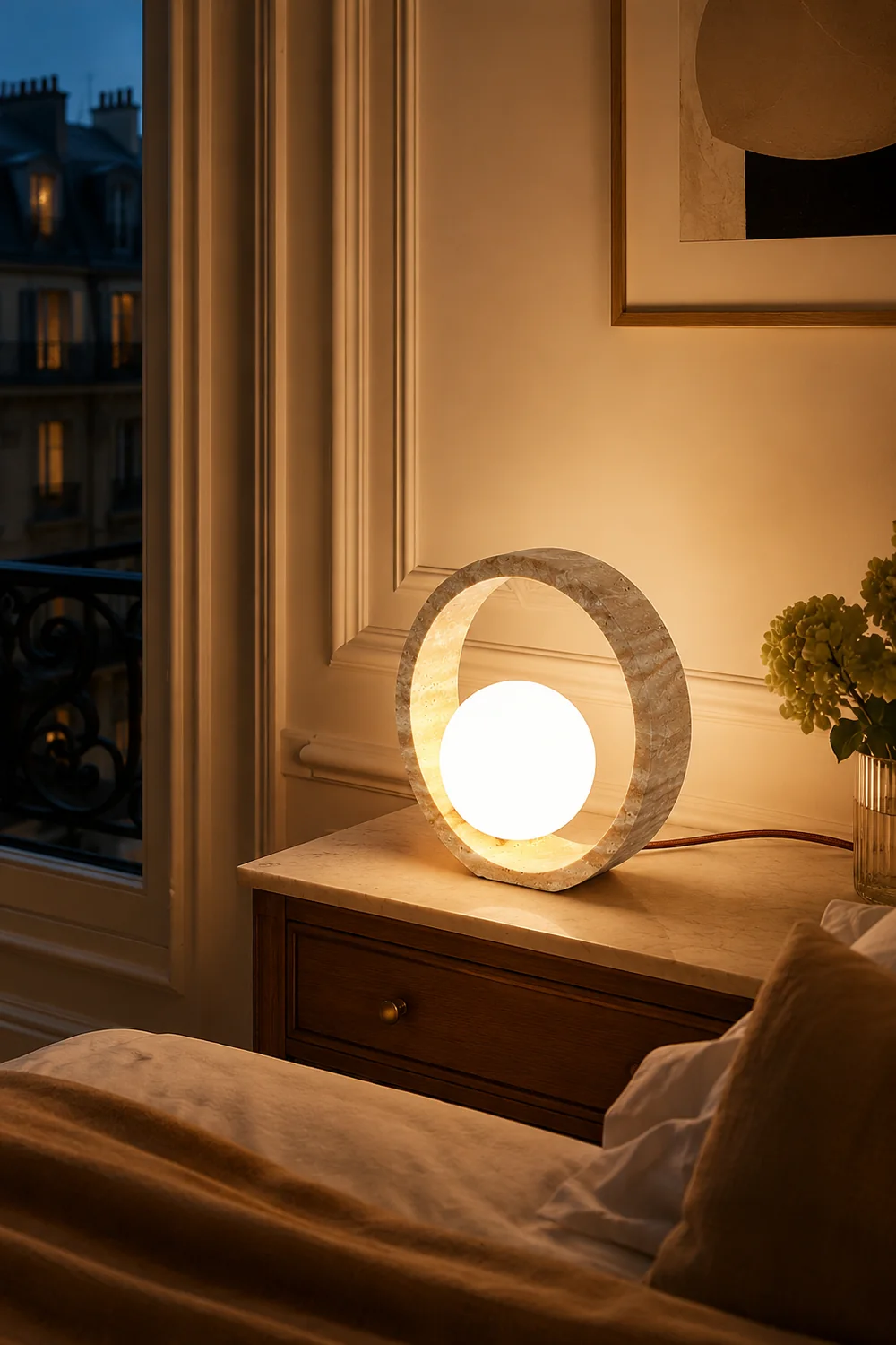 Q Circle Table Lamp - Lumpaz