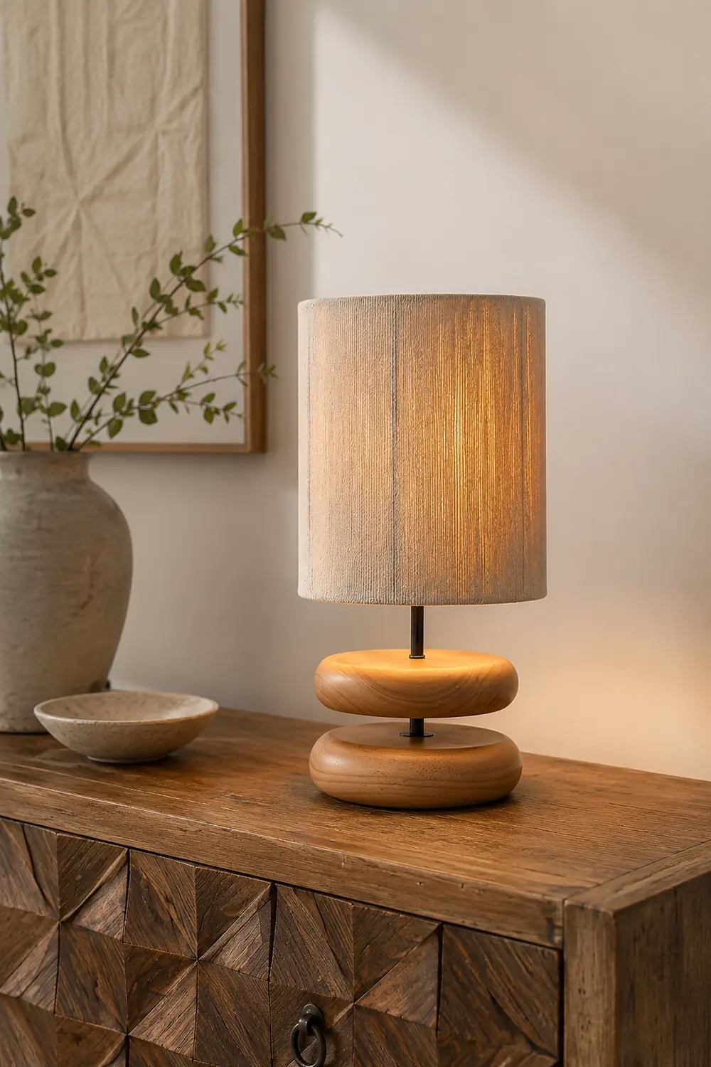 Nora Wood Table Lamp - Lumpaz