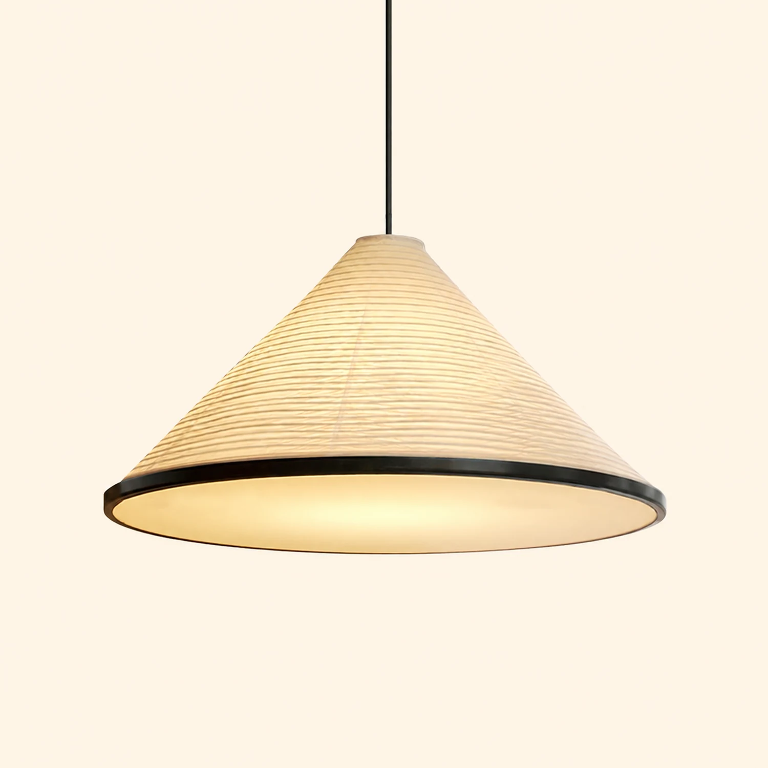 Cone Washi Pendant Light - Lumpaz