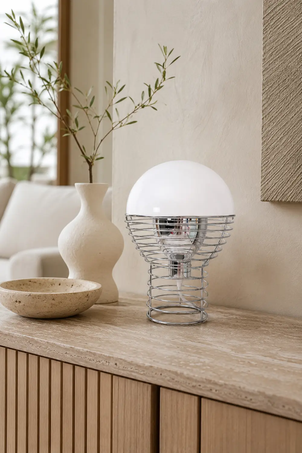Wire Table Lamp - Lumpaz