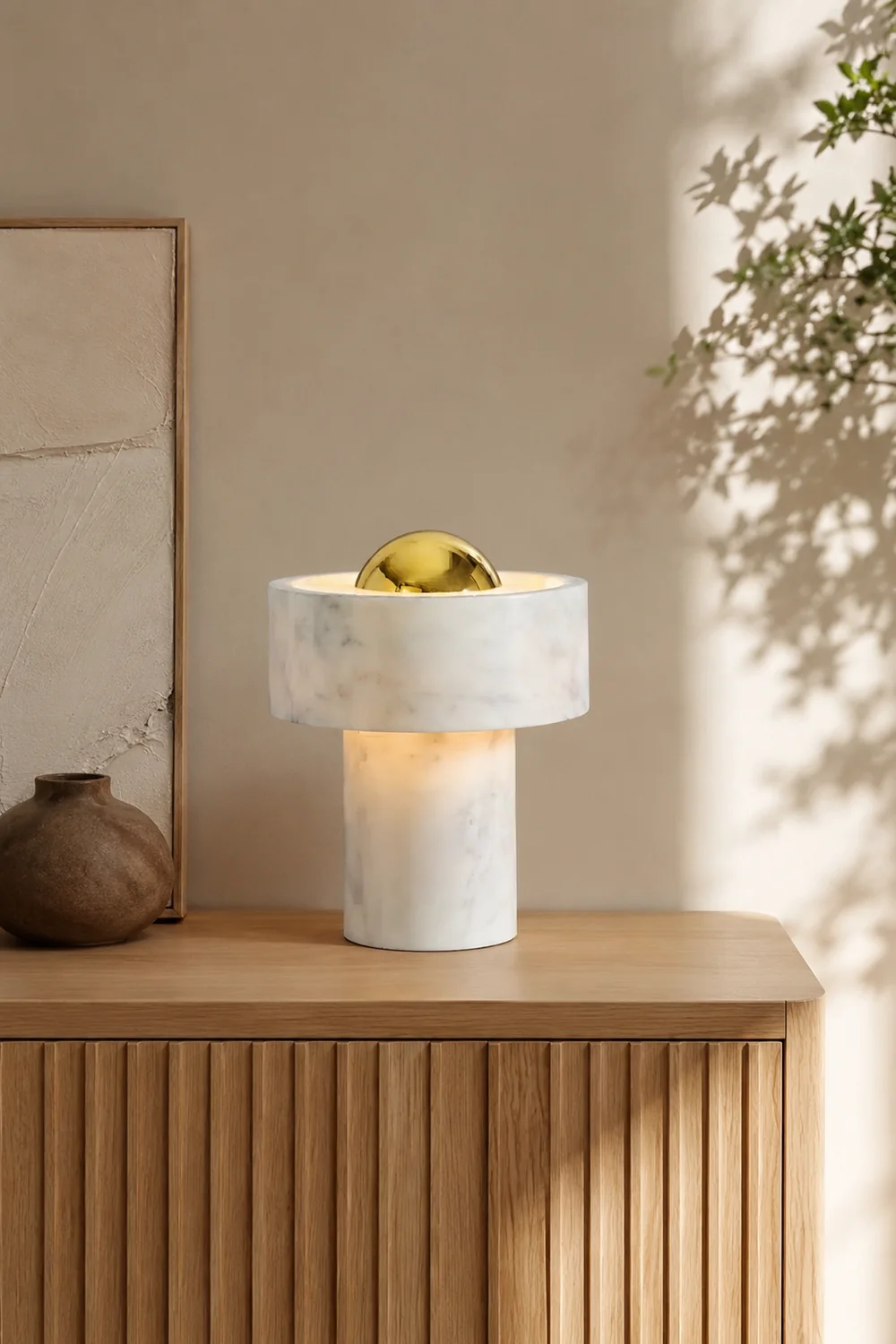 Marble Aura Table Lamp - Lumpaz