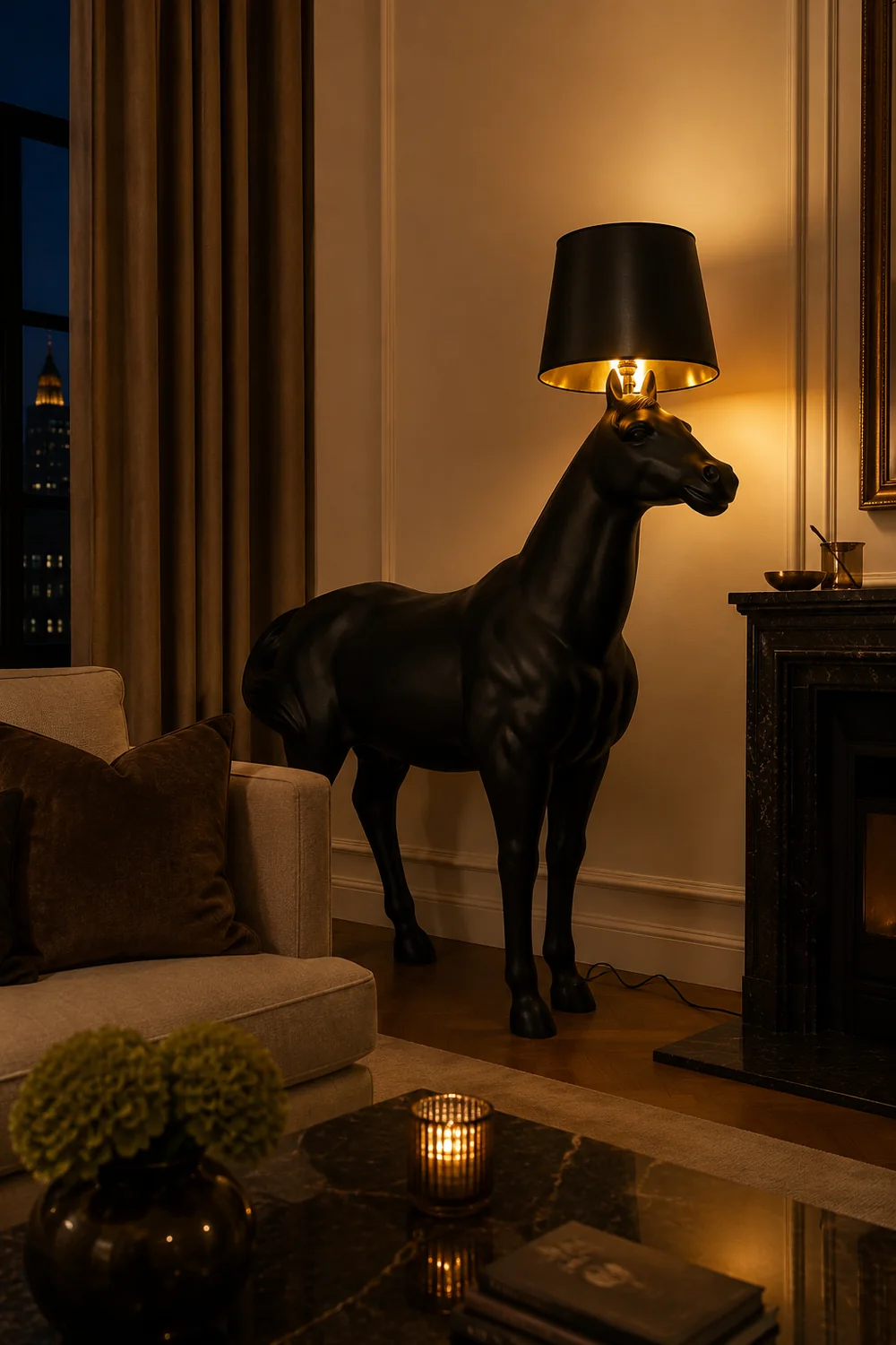 Equine Majesty Floor Lamp - Lumpaz