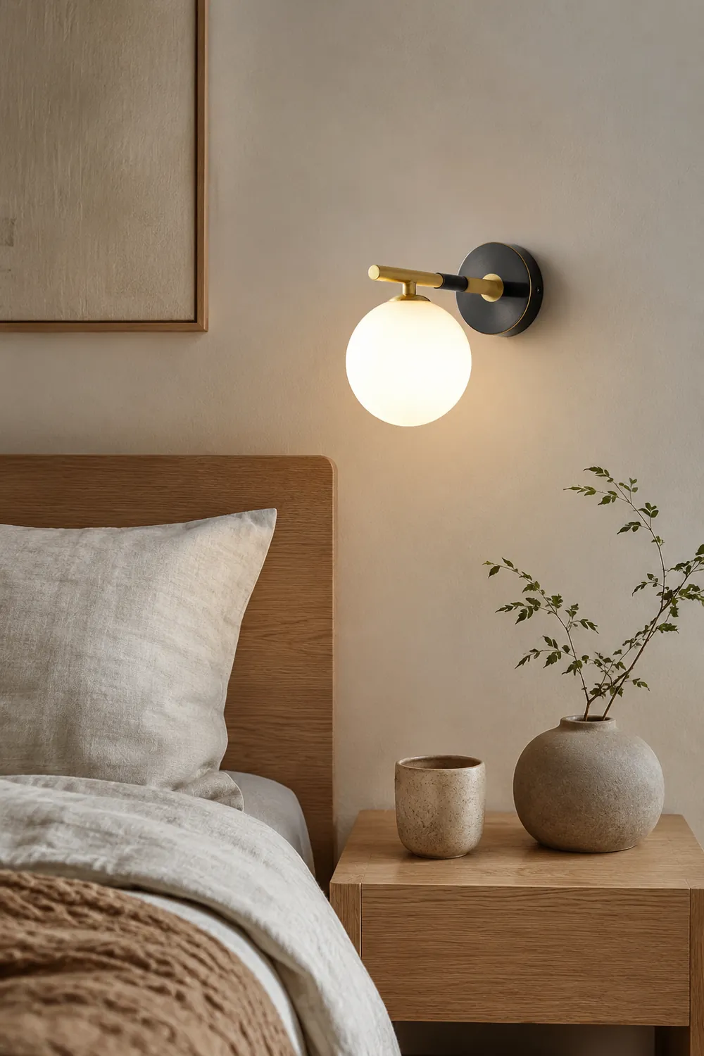 Brass Global Wall Lamp - Lumpaz