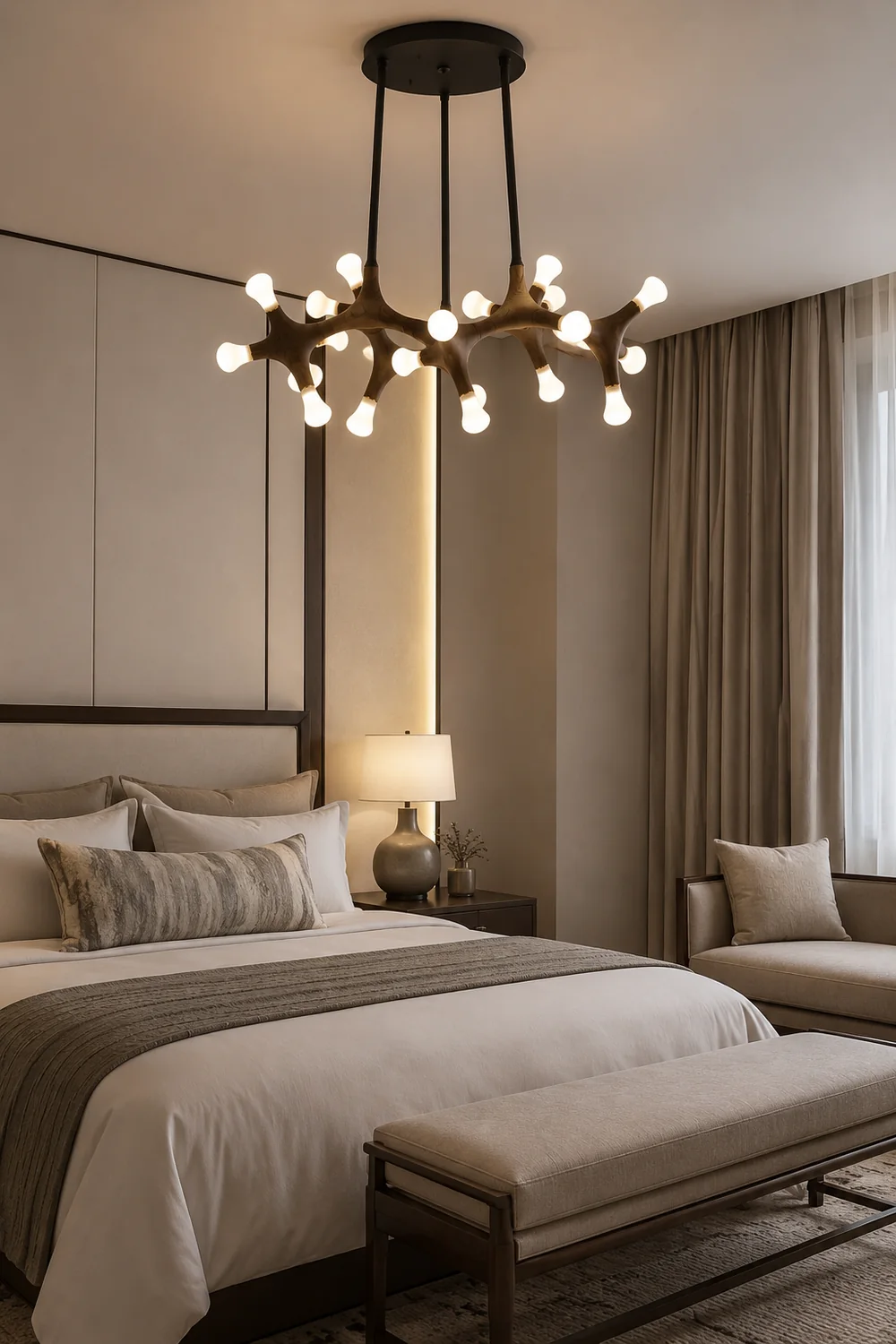 Flower Bone Chandelier - Lumpaz