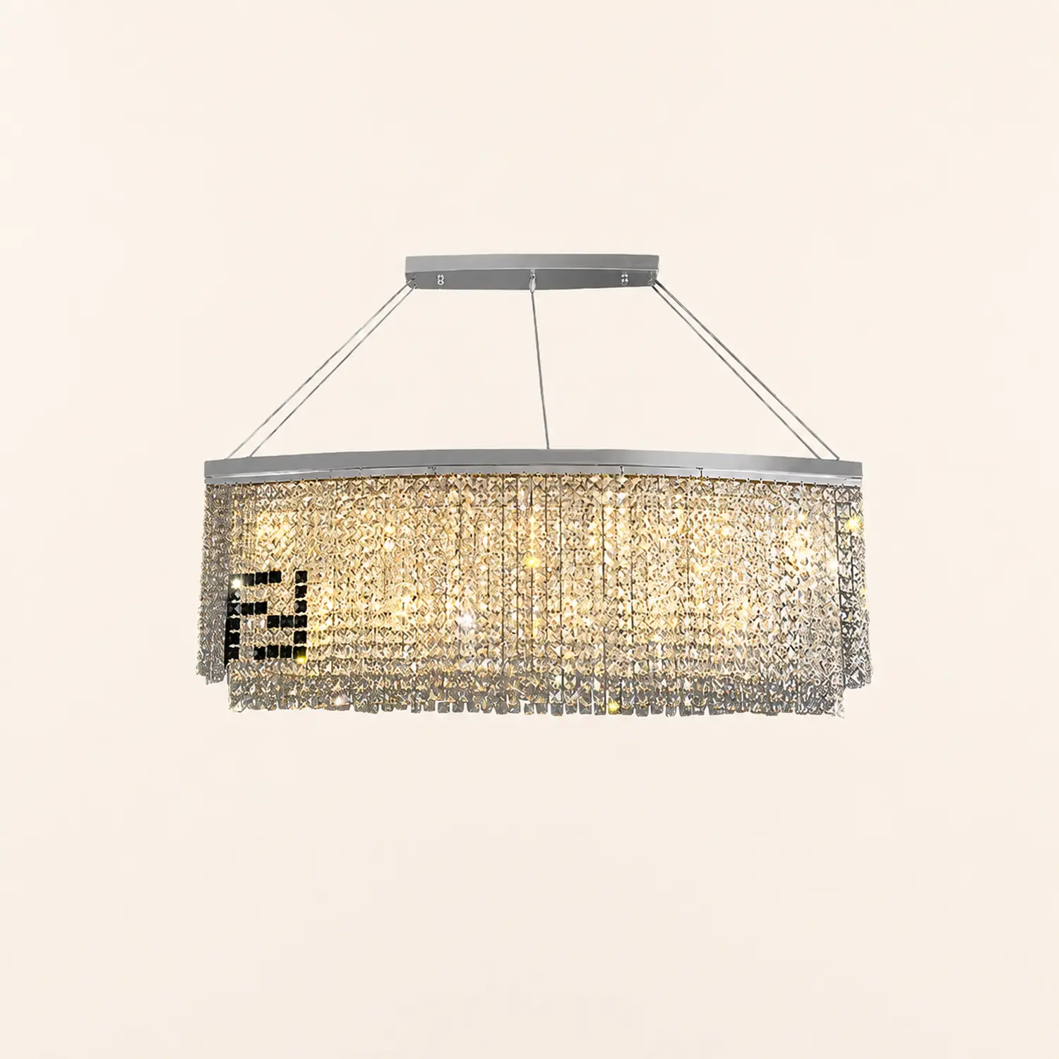 Liliana Rectangle Crystal Chandelier - Lumpaz
