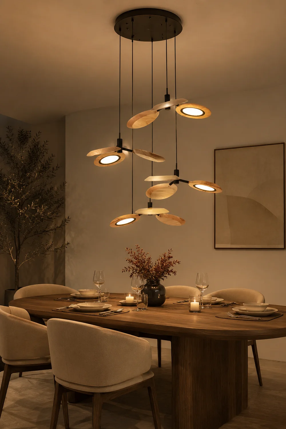 Hotaru Chandelier - Lumpaz