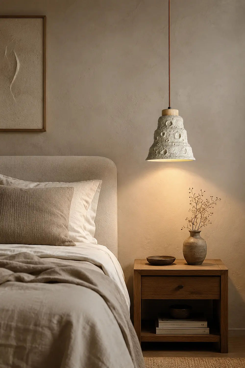 Stone Bell Pendant Light - Lumpaz
