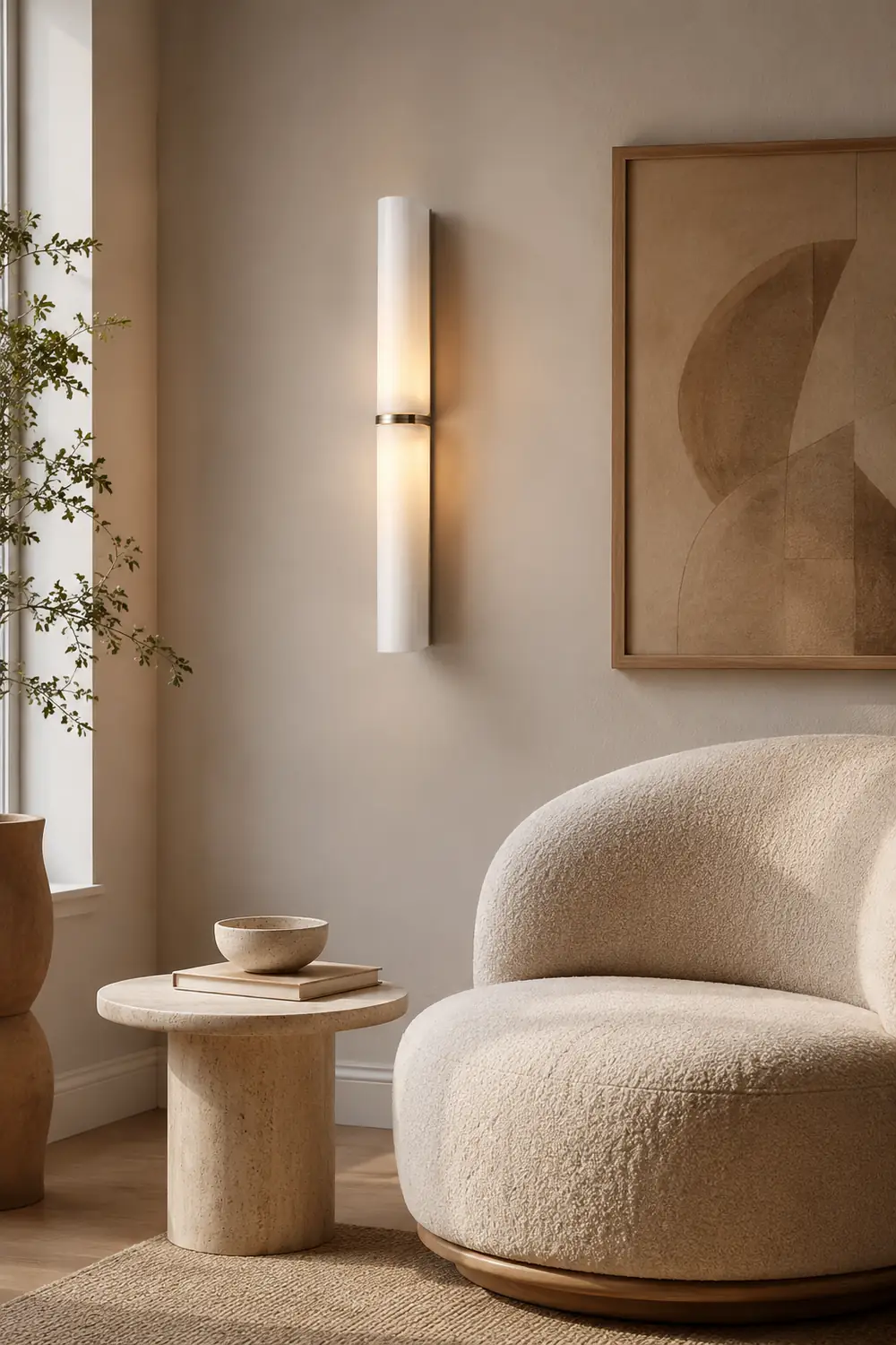 Ivory Glow Wall Sconce - Lumpaz