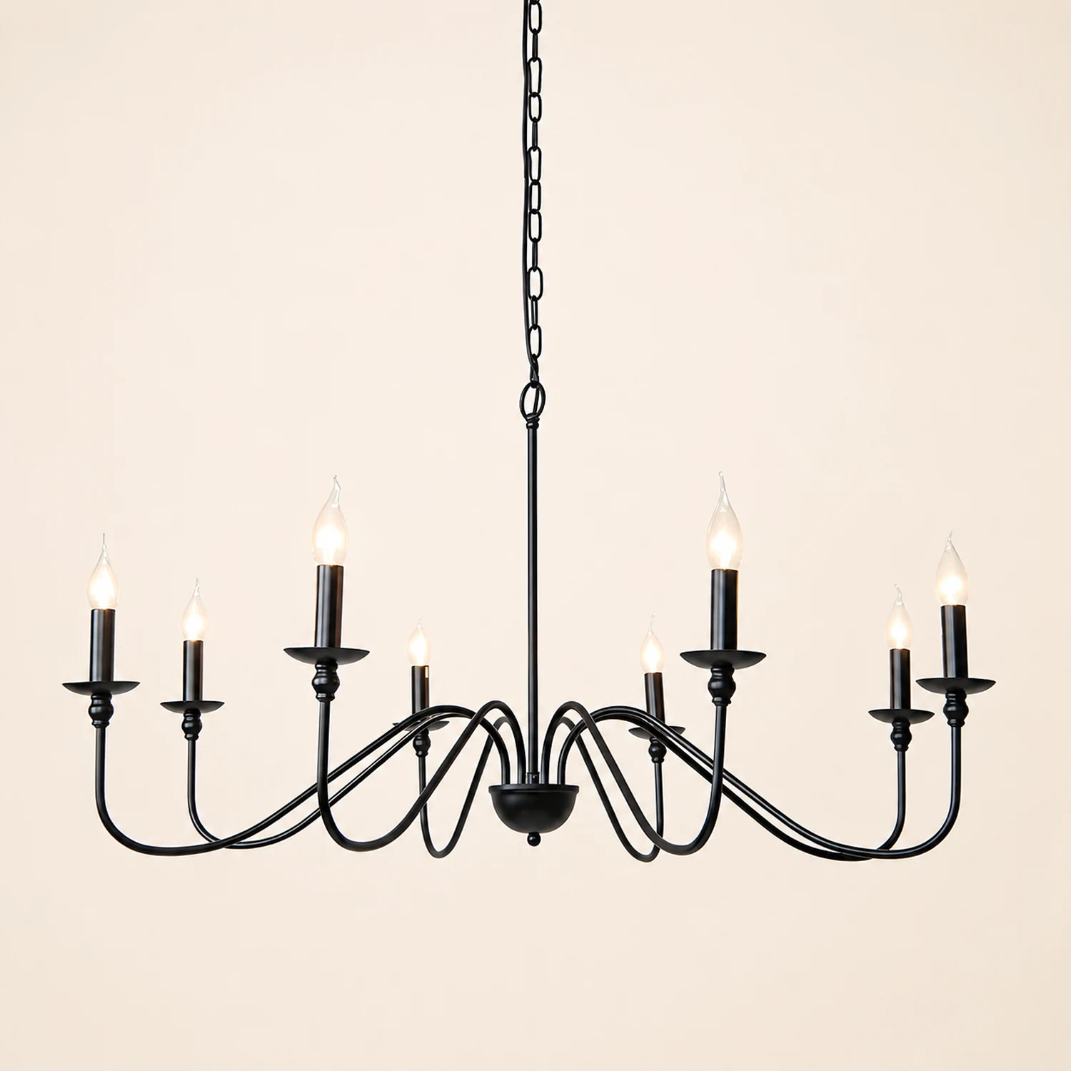 Timeless Gold Candle Chandelier - Lumpaz