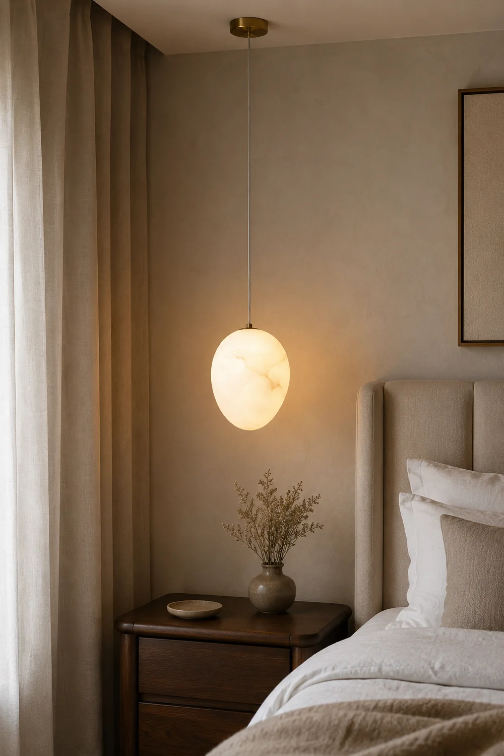 Goose Alabaster Pendant lamp - Lumpaz