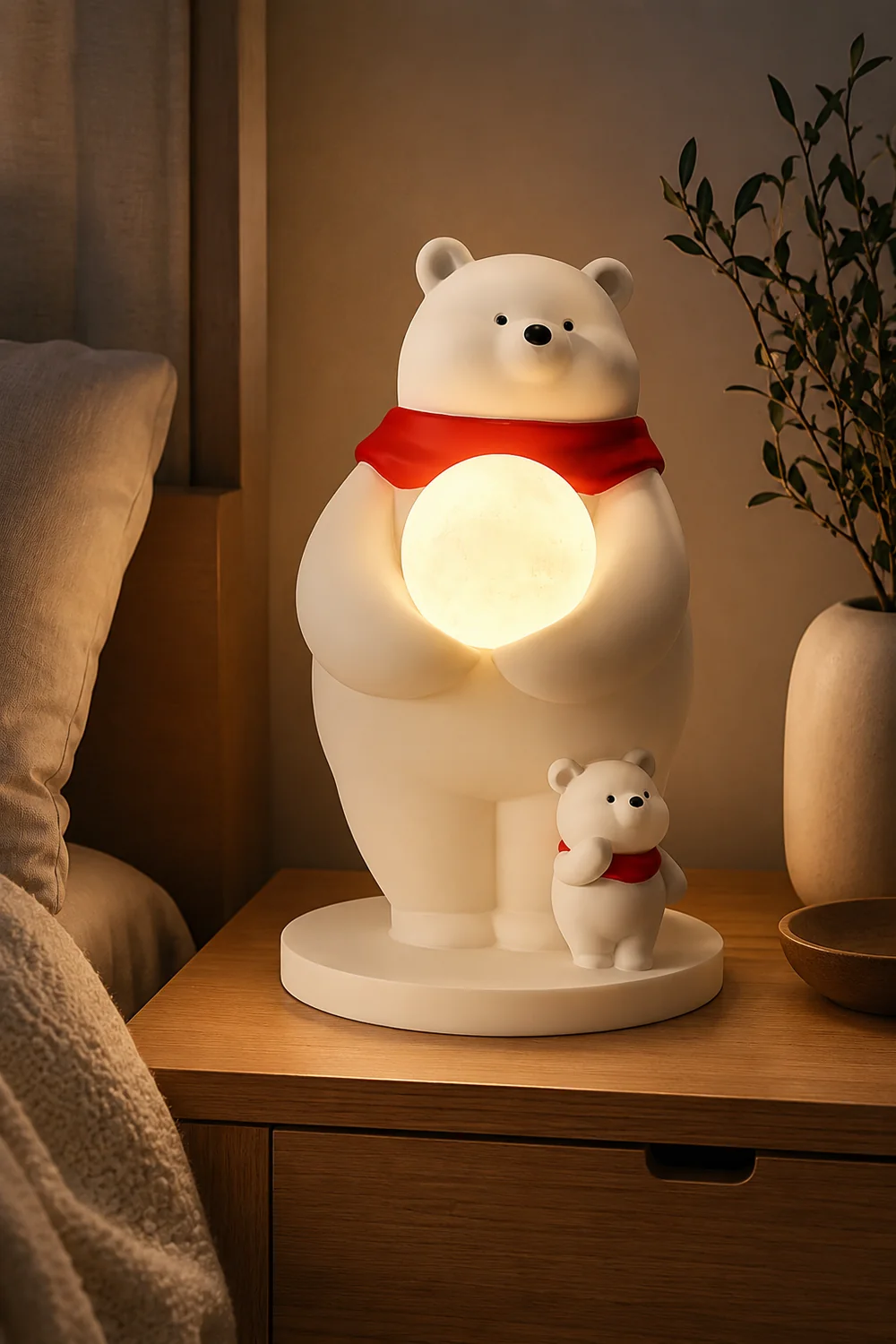 Polar Bears Table Lamp - Lumpaz