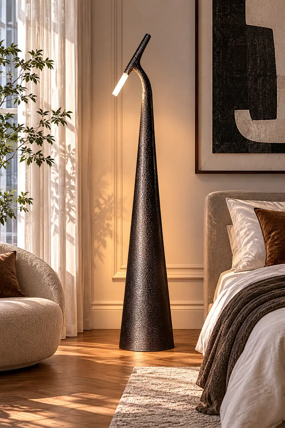 Apex Texture Floor Lamp - Lumpaz