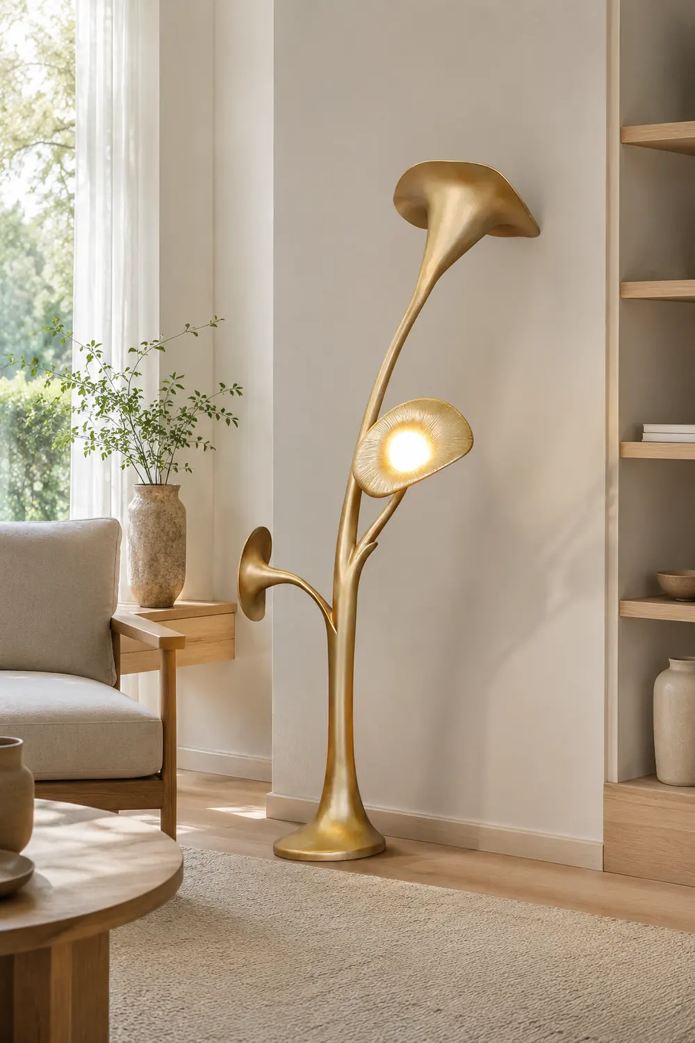 Petunia Sculpture Floor Lamp - Lumpaz