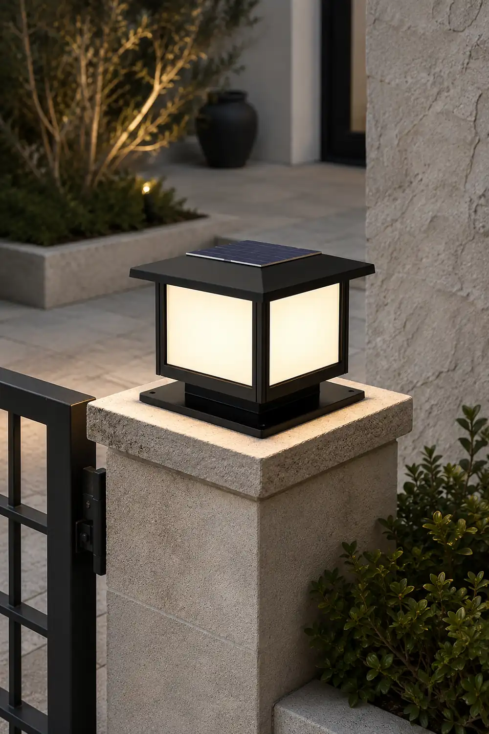 Cassian Solar Post Outdoor Light - Lumpaz