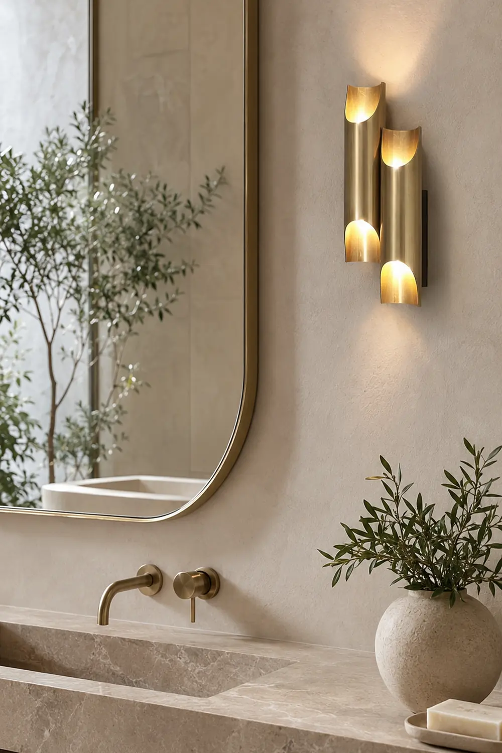 Callahan Brass Wall Lamp - Lumpaz
