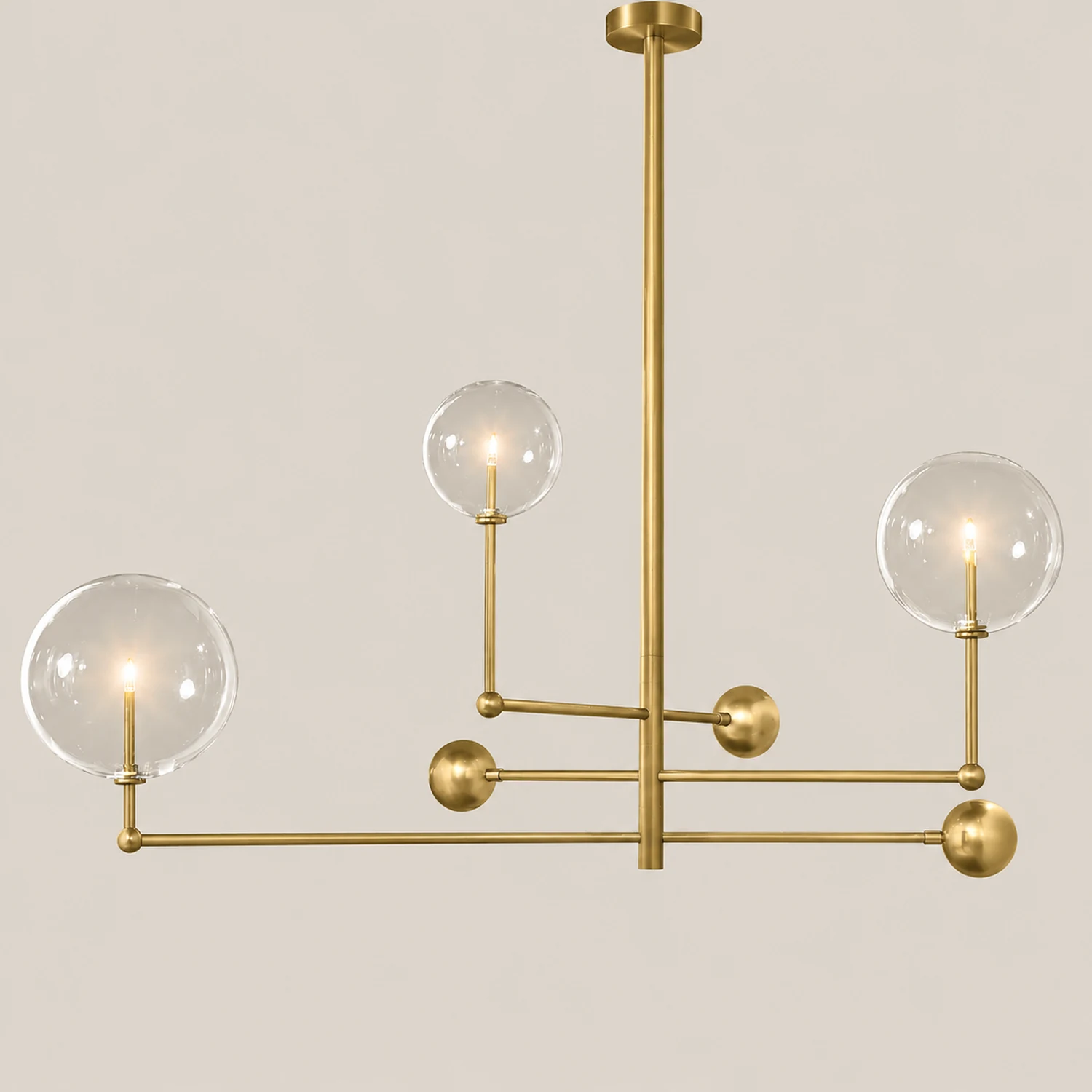 Glass Globe Mobile Chandelier - Lumpaz