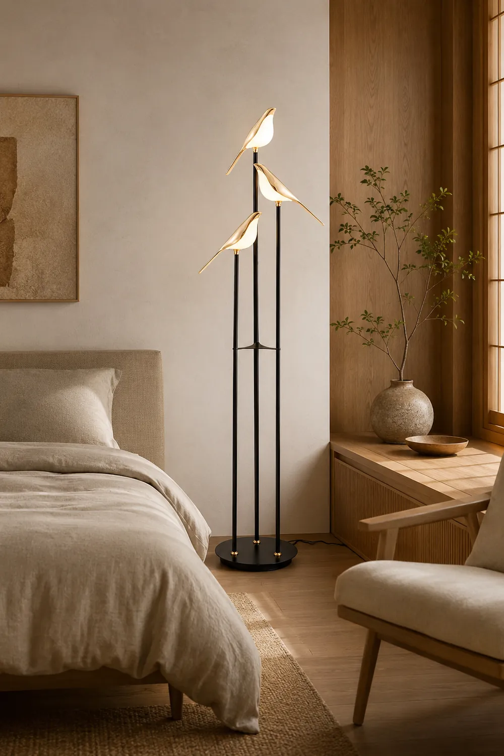 Magpie Perch Floor Lamp - Lumpaz