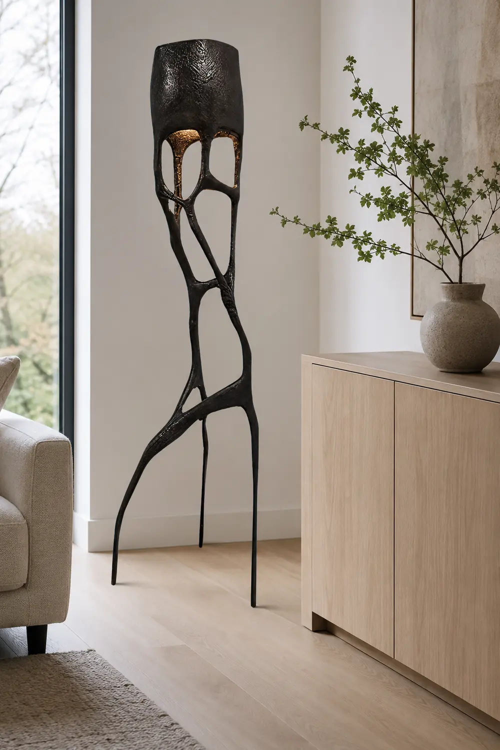 Gothic Sculpture Floor Lamp - Lumpaz