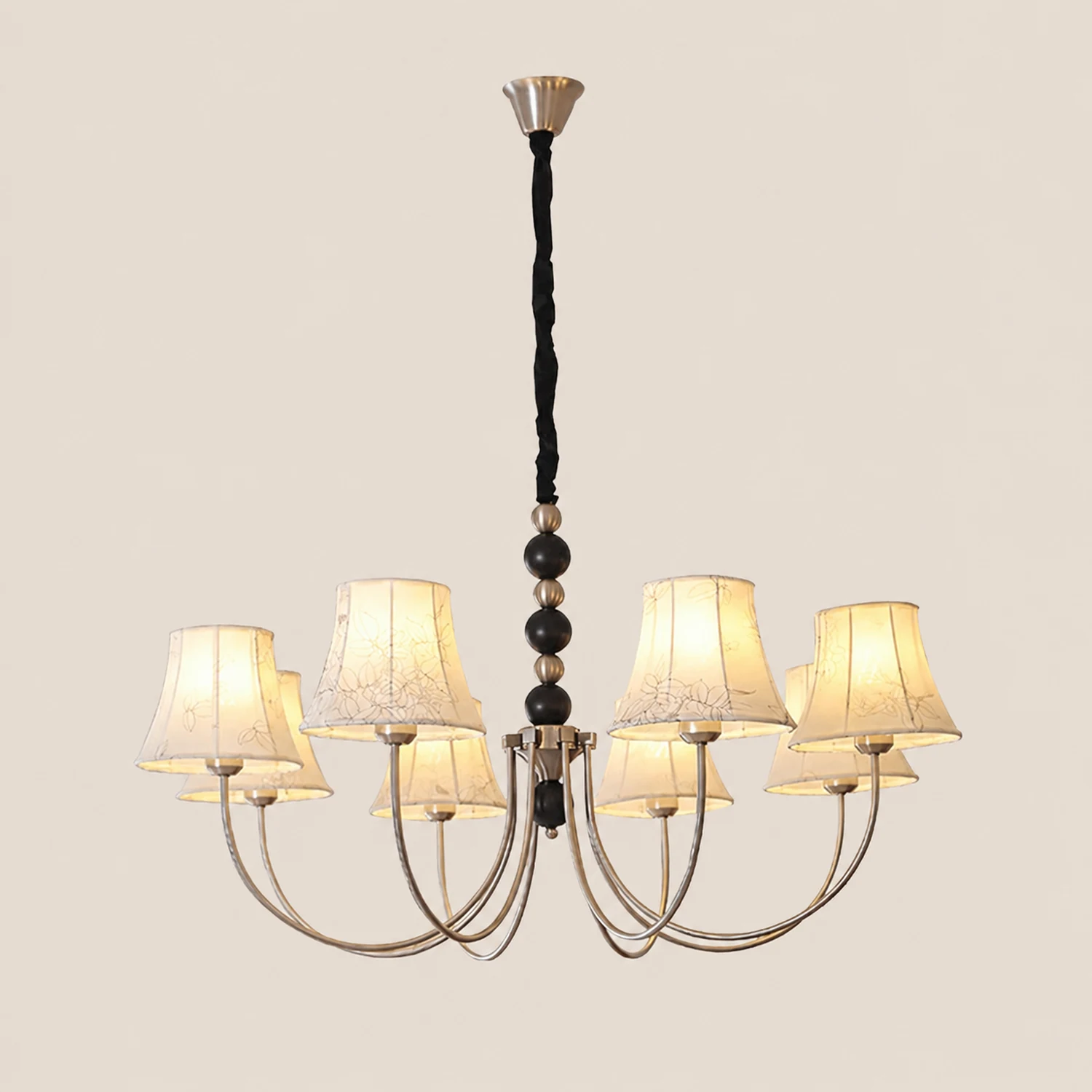 Orchid Fabric Chandelier - Lumpaz