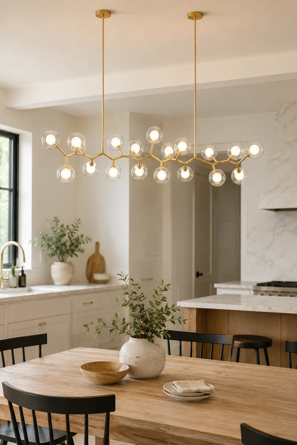 Molecular Glass Balls Chandelier - Lumpaz