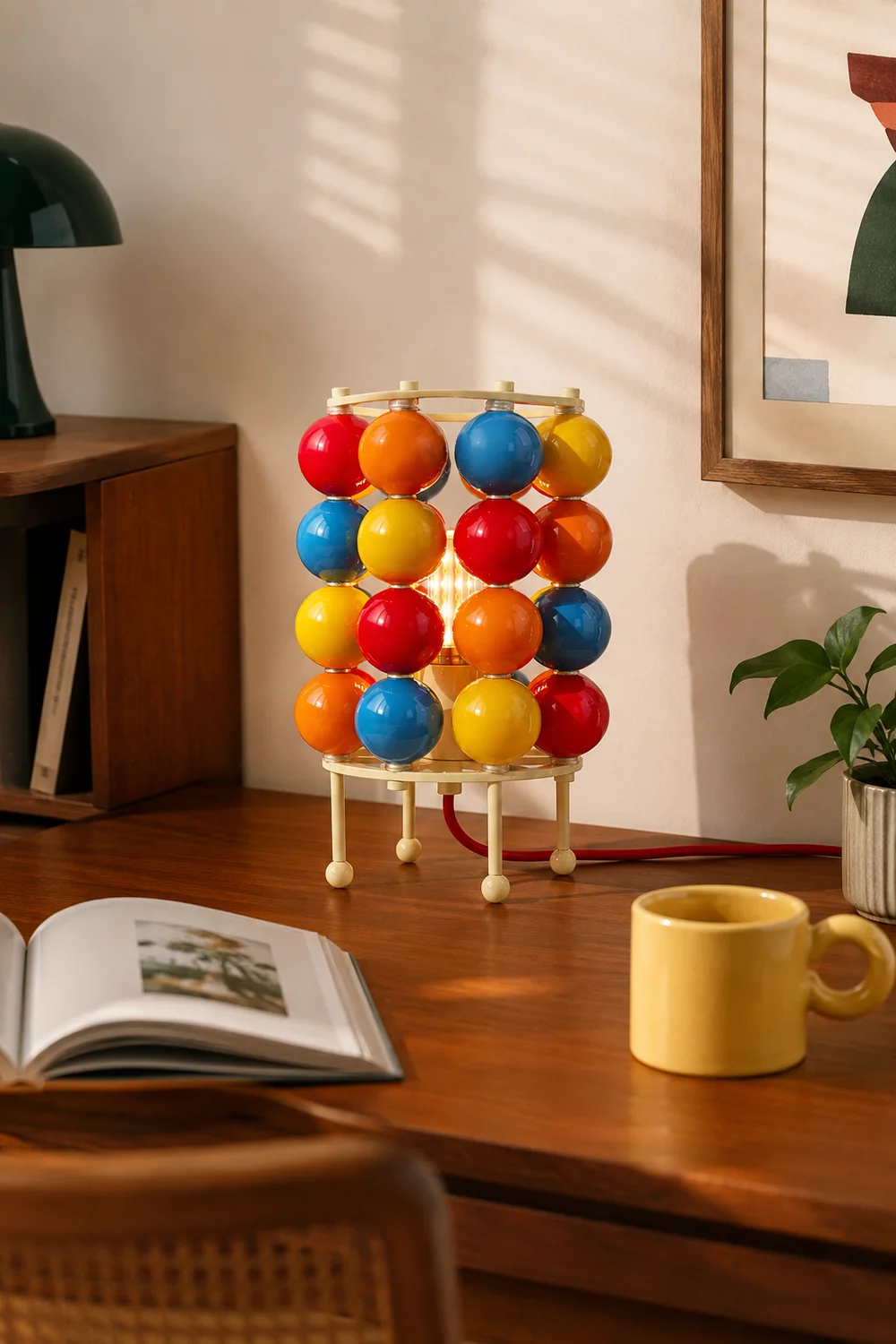 Panton Ball Table Lamp - Lumpaz