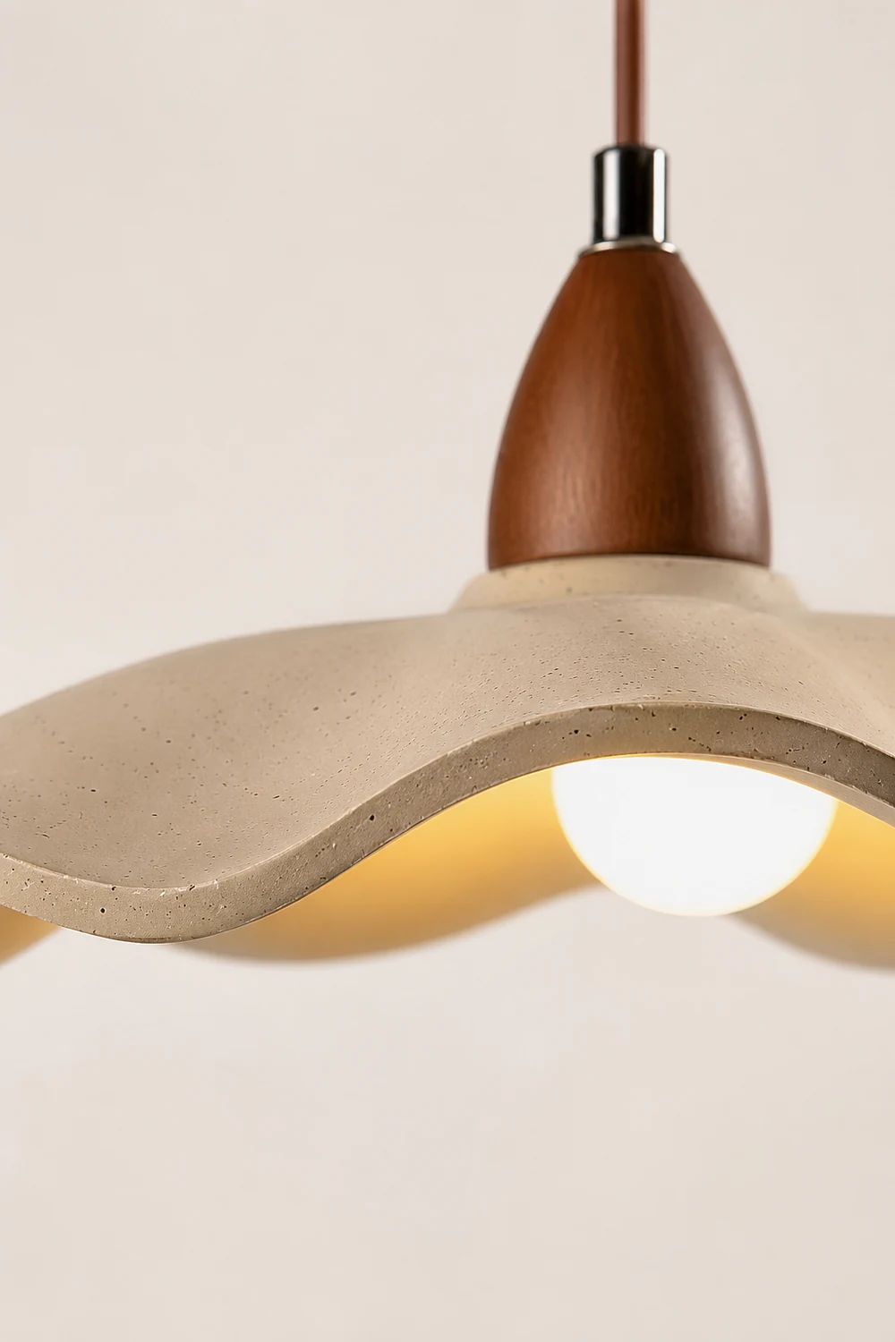 Cement Wave Pendant Light - Lumpaz
