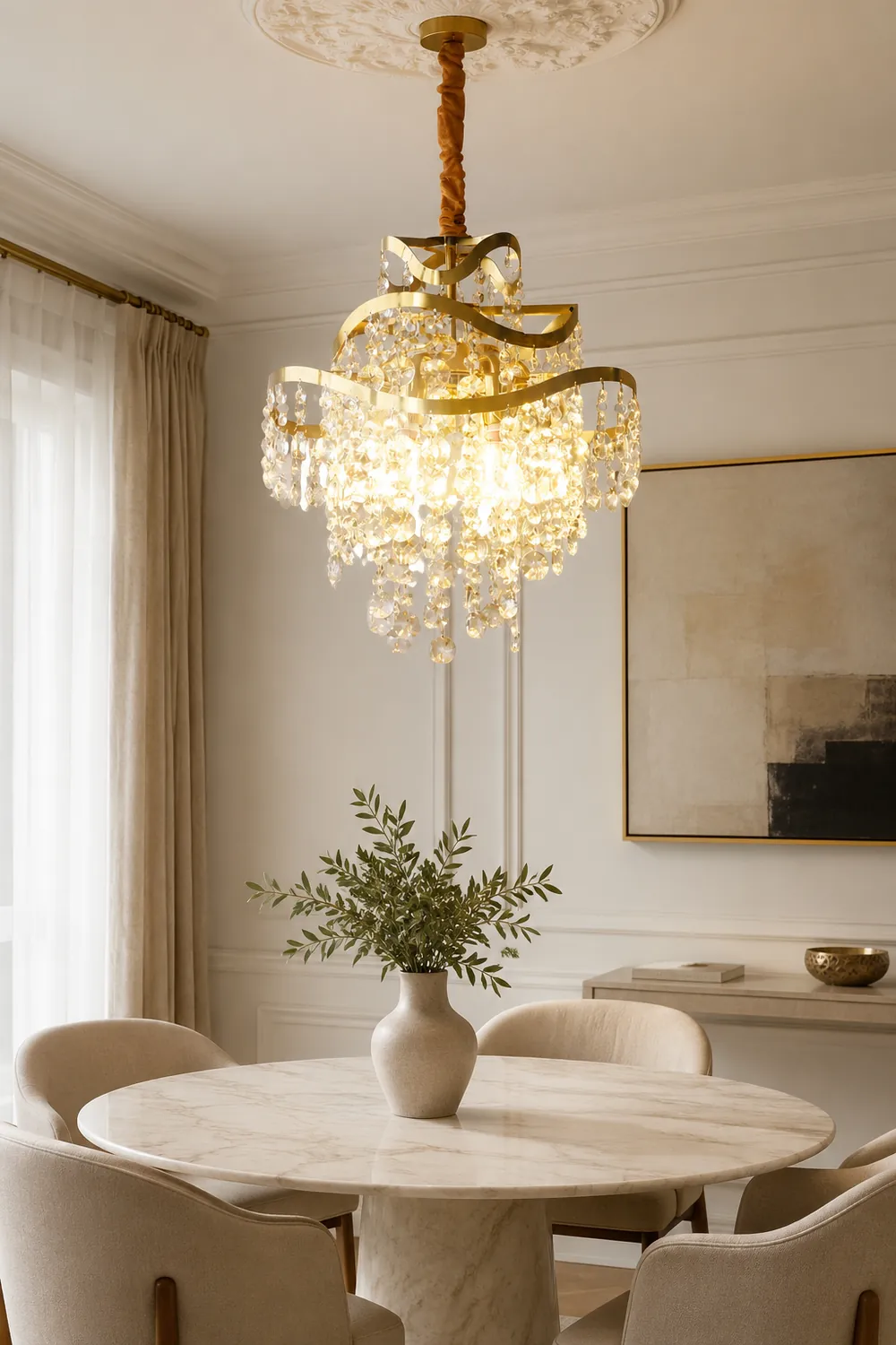 Luna Crystal Chandelier - Lumpaz