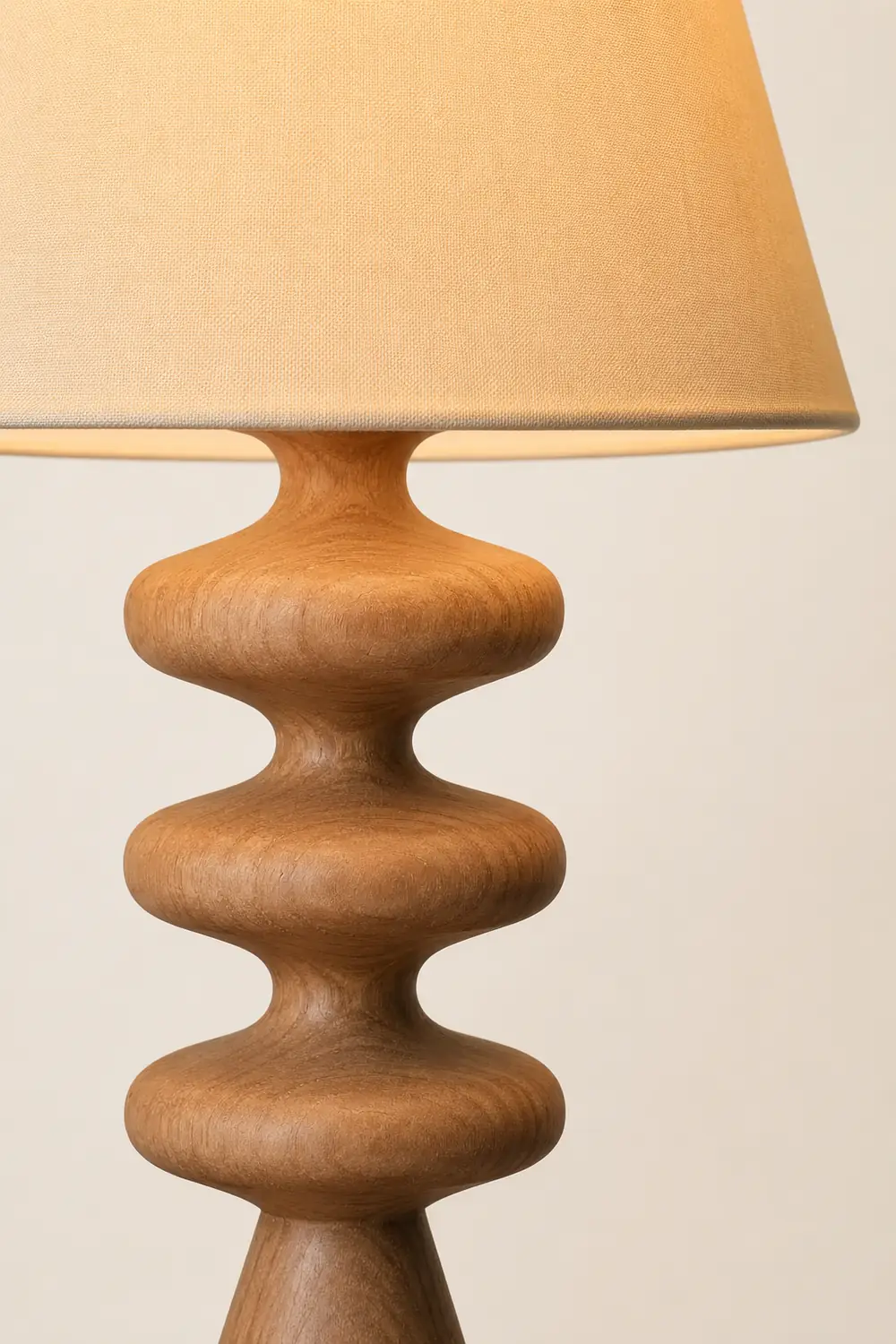 Ripple Wood Table Lamp - Lumpaz