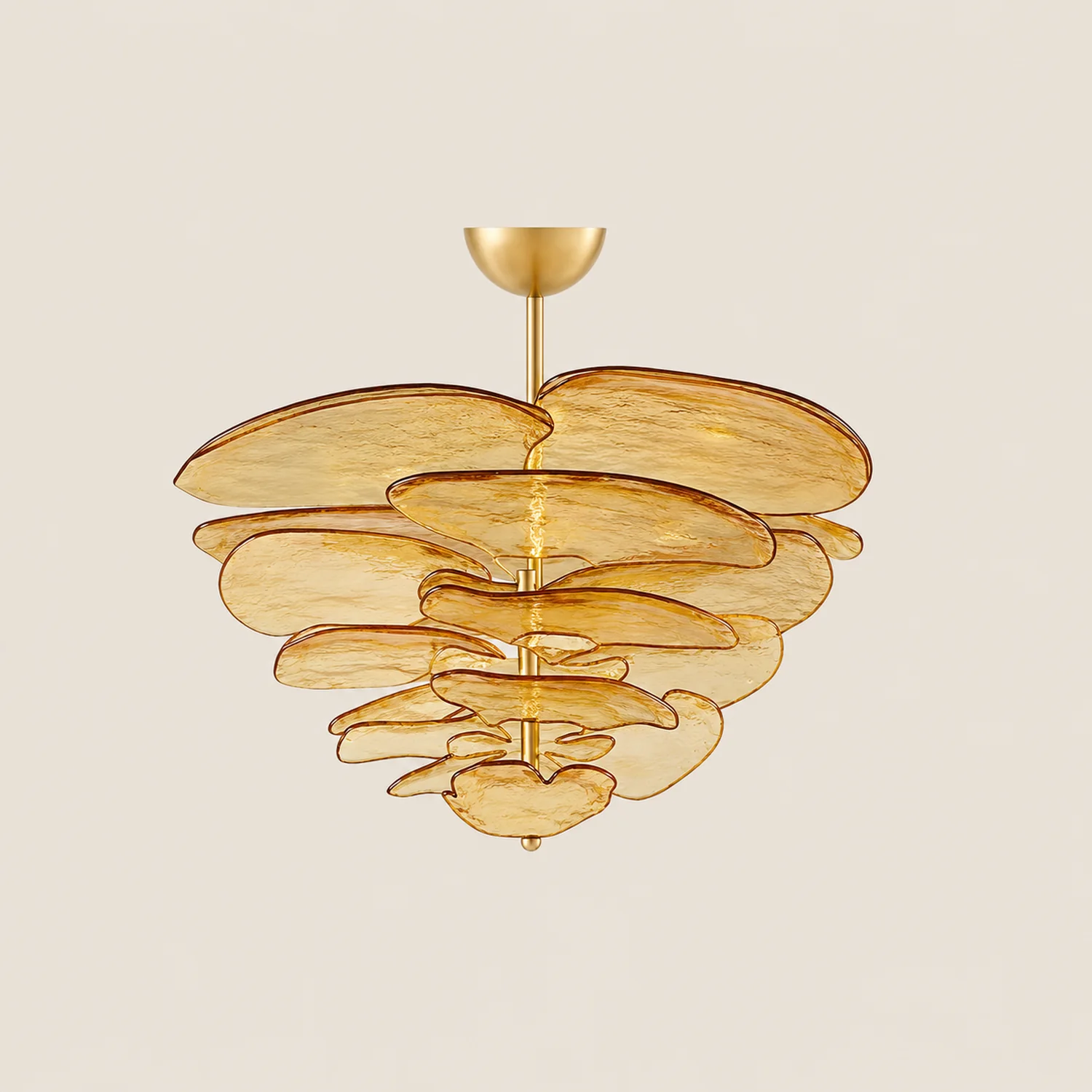 Golden Petals Murano Chandelier - Lumpaz