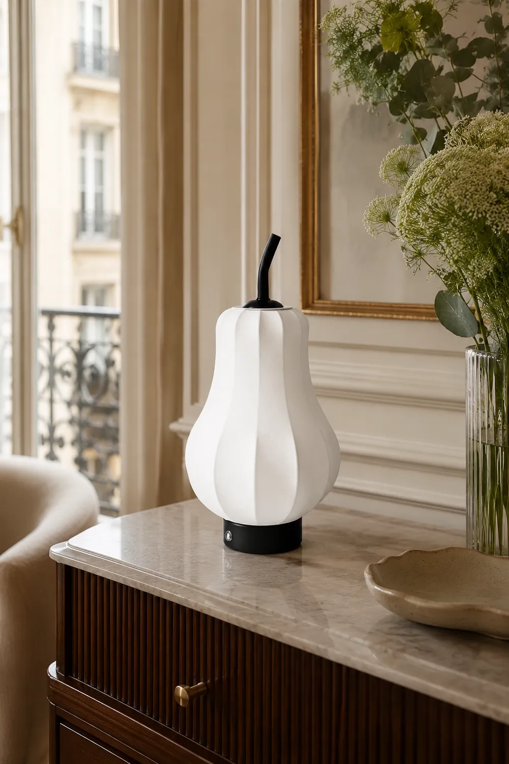 Pear Built-in Battery Table Lamp - Lumpaz