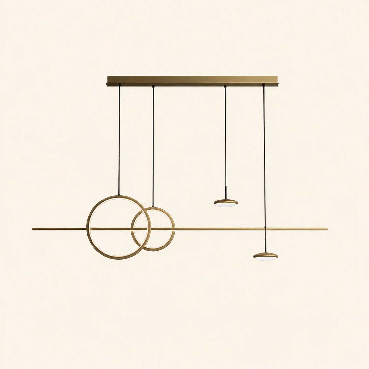 Modern Geometric Shape Chandelier - Lumpaz