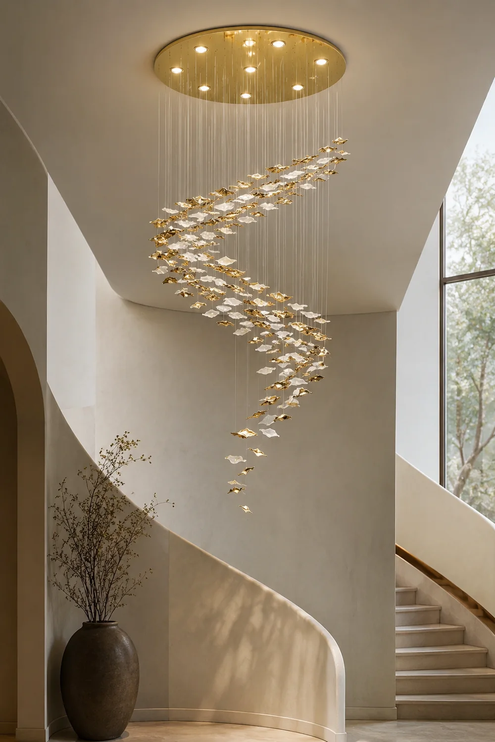 Whispering Kerchiefs Chandelier - Lumpaz