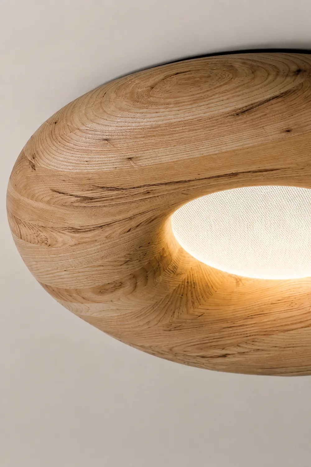 Donut Wood Ceiling Light - Lumpaz