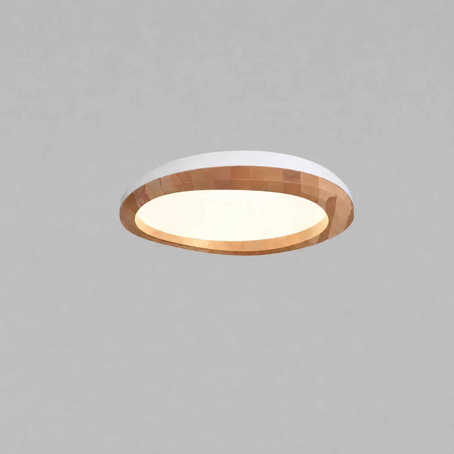 Timber Round Wood Ceiling Lamp - Lumpaz
