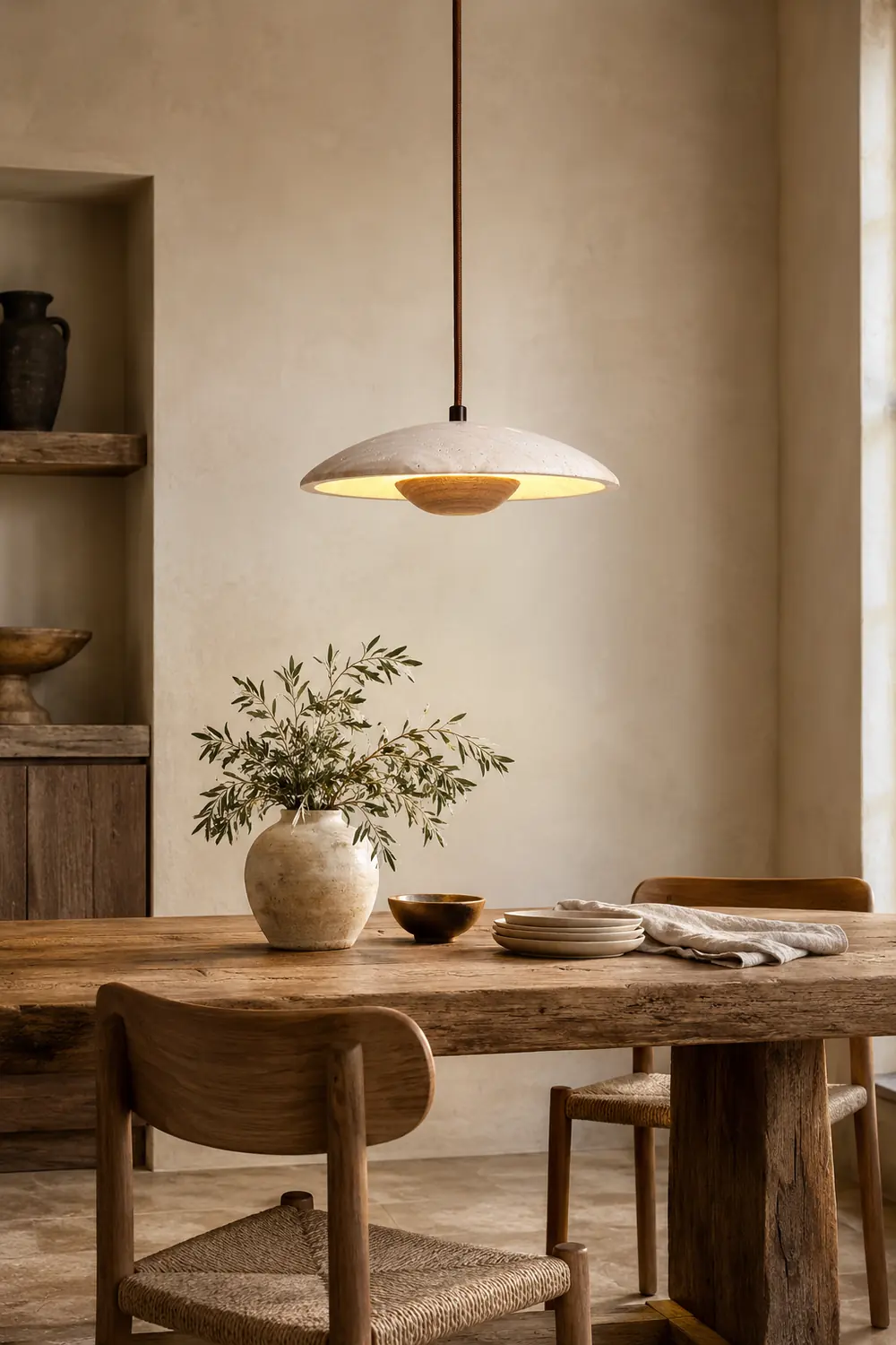 Solara Wood Pendant Lamp - Lumpaz