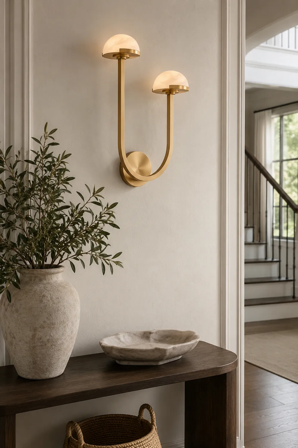 Mushroom Alabaster Wall Lamp - Lumpaz