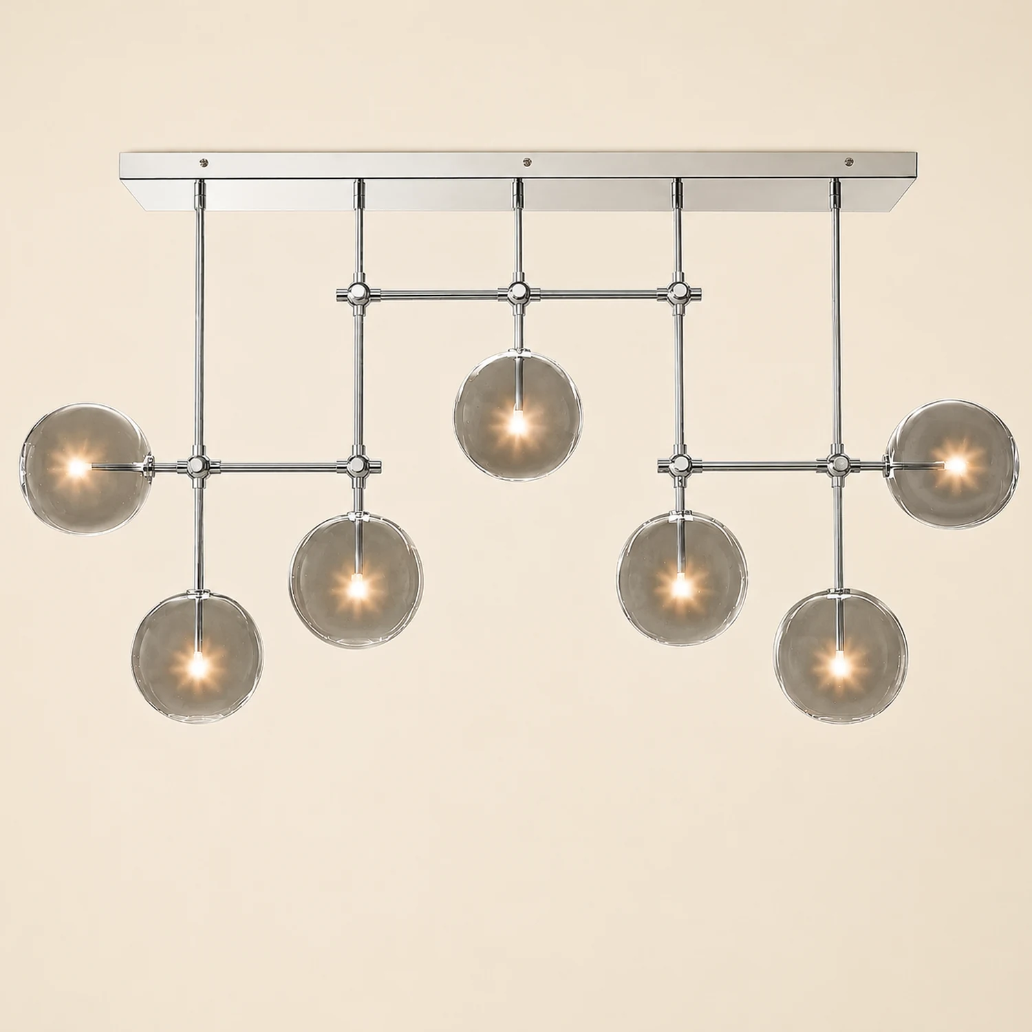 Glass Globe Mobile Chandelier - Lumpaz