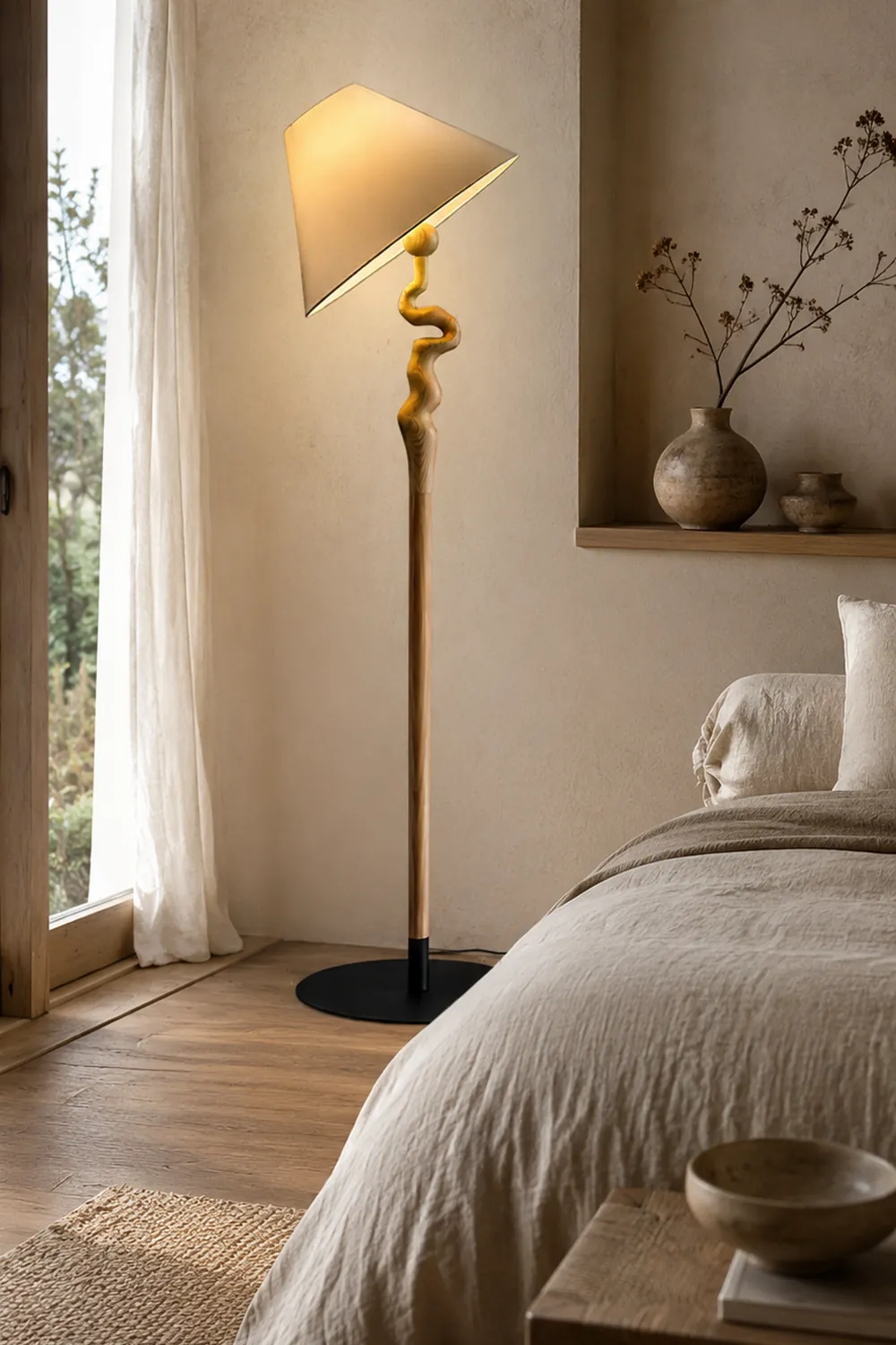 Serpentine Twist Floor Lamp - Lumpaz