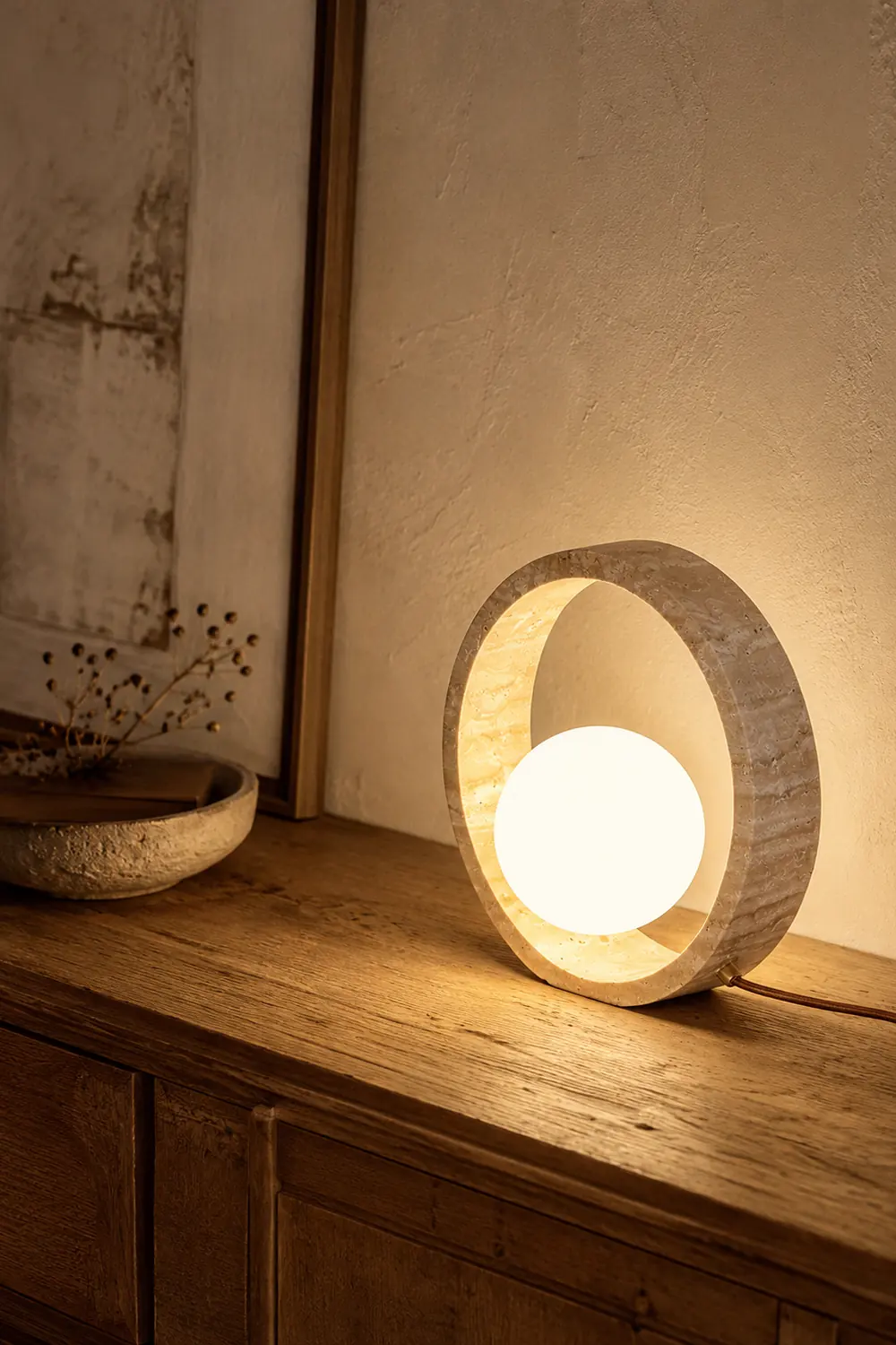 Q Circle Table Lamp - Lumpaz