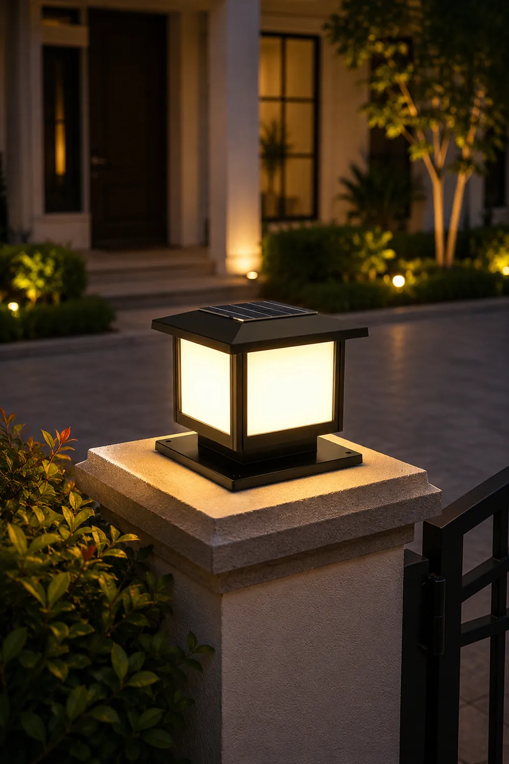 Cassian Solar Post Outdoor Light - Lumpaz