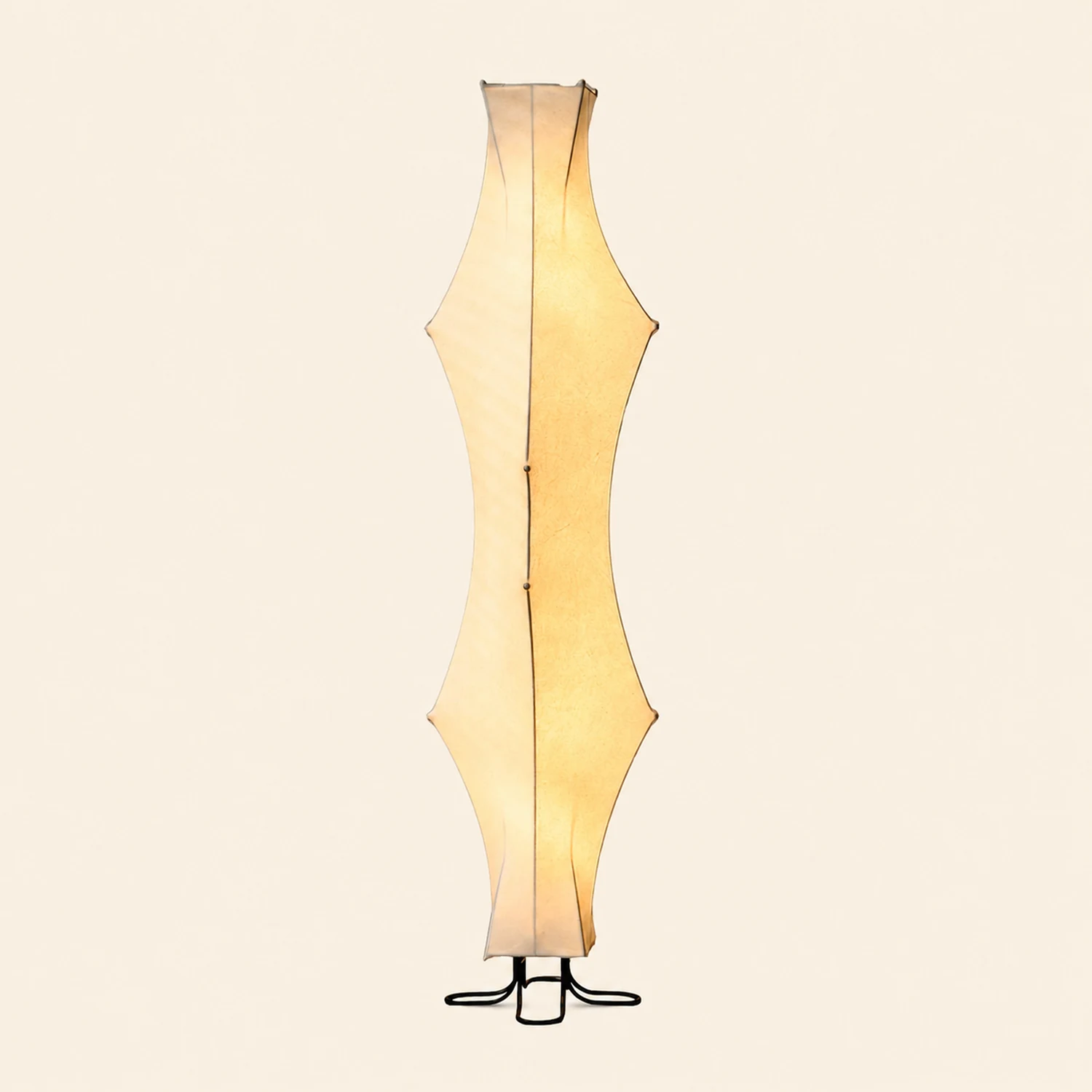 Twist Silk Floor Lamp - Lumpaz