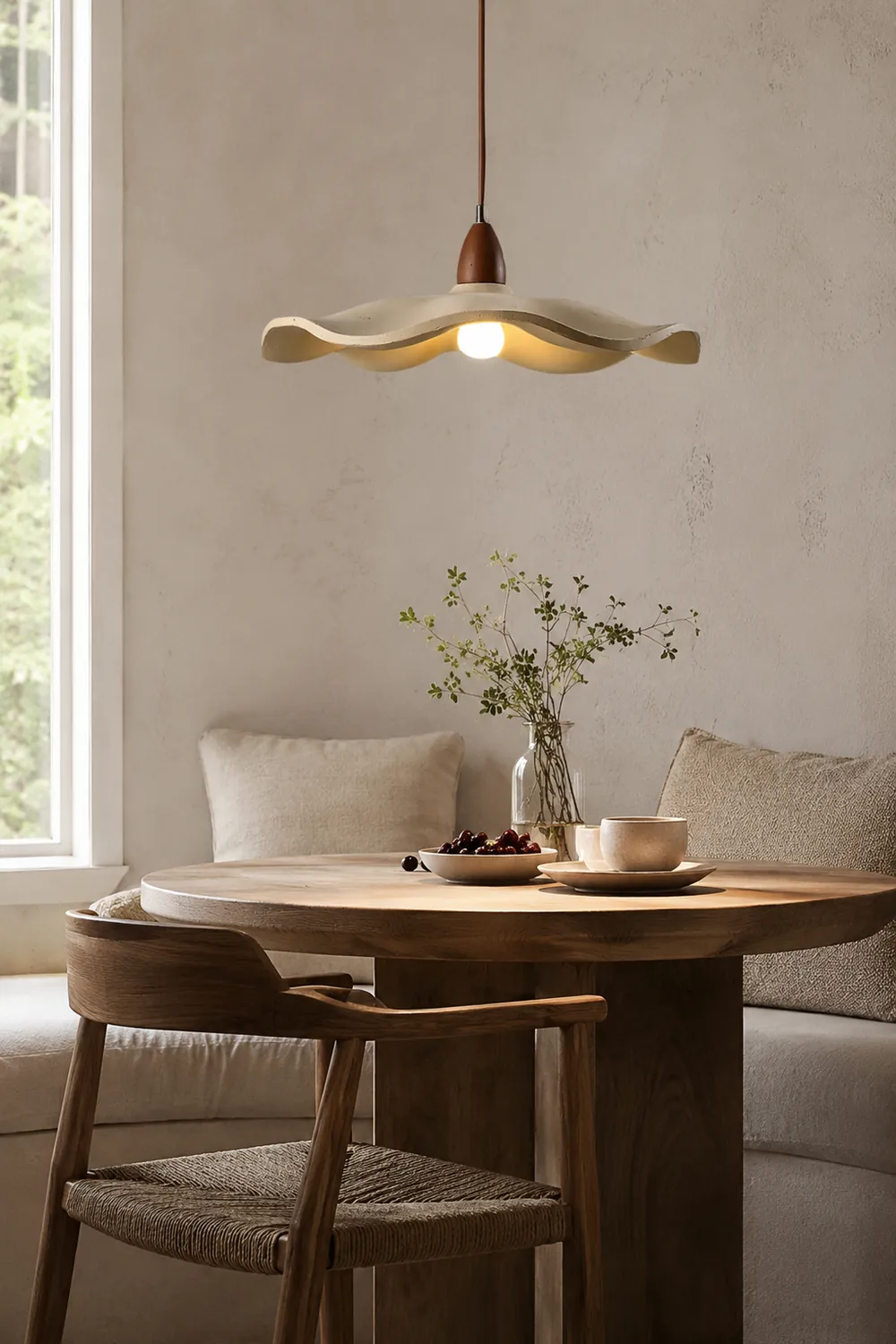 Cement Wave Pendant Light - Lumpaz