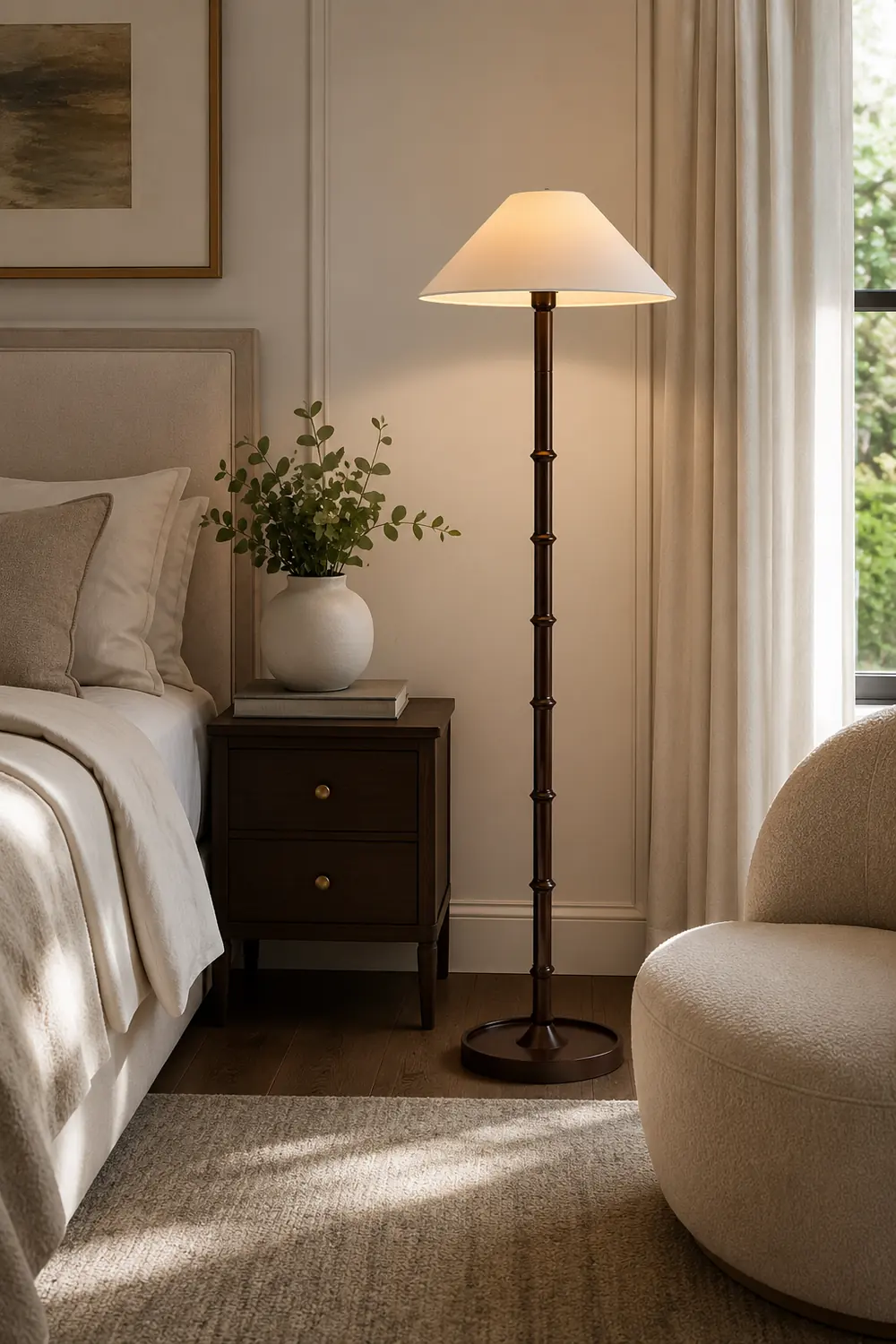Bamboo Knot Floor Lamp - Lumpaz