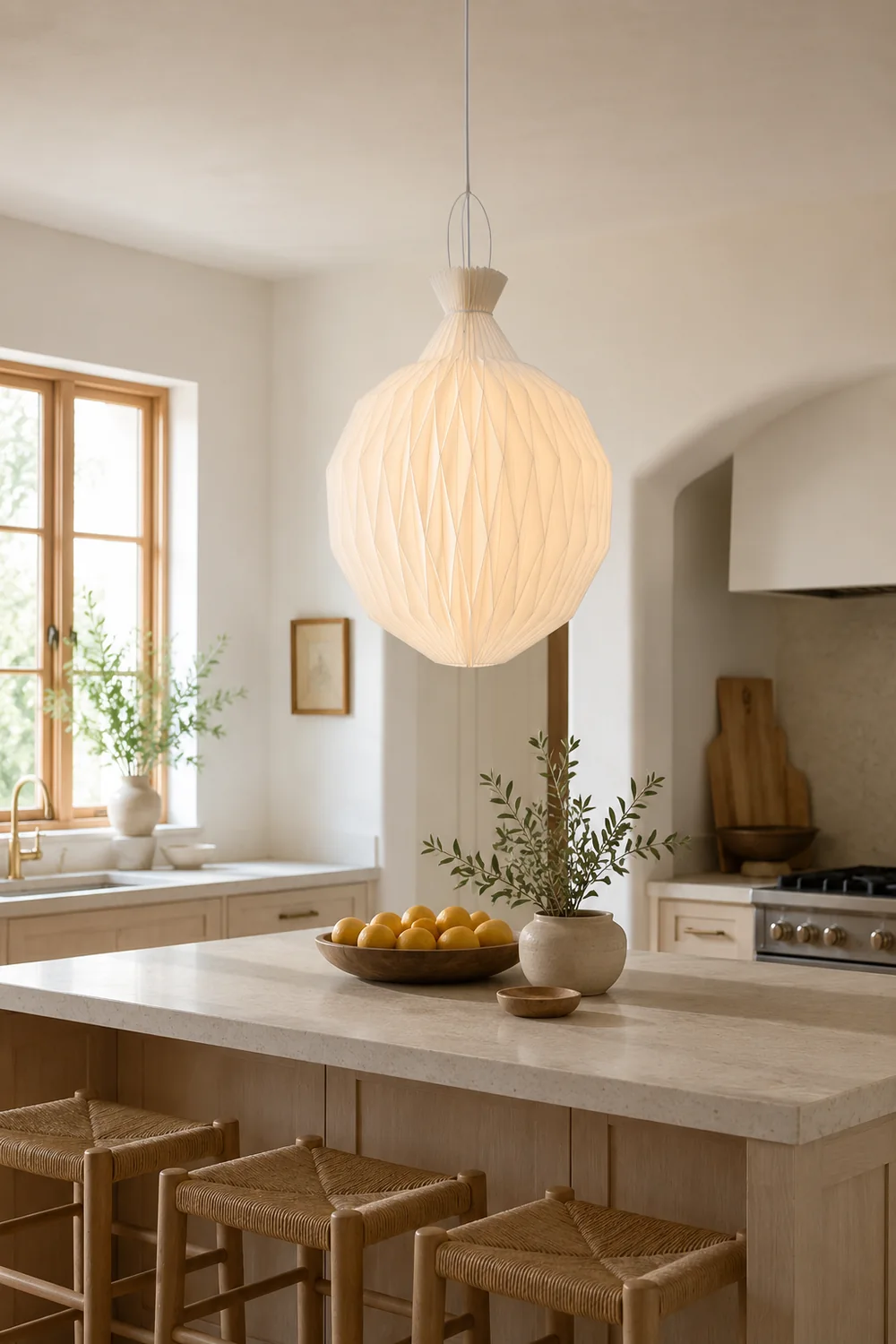 Pineapple Paper Pendant Lamp - Lumpaz