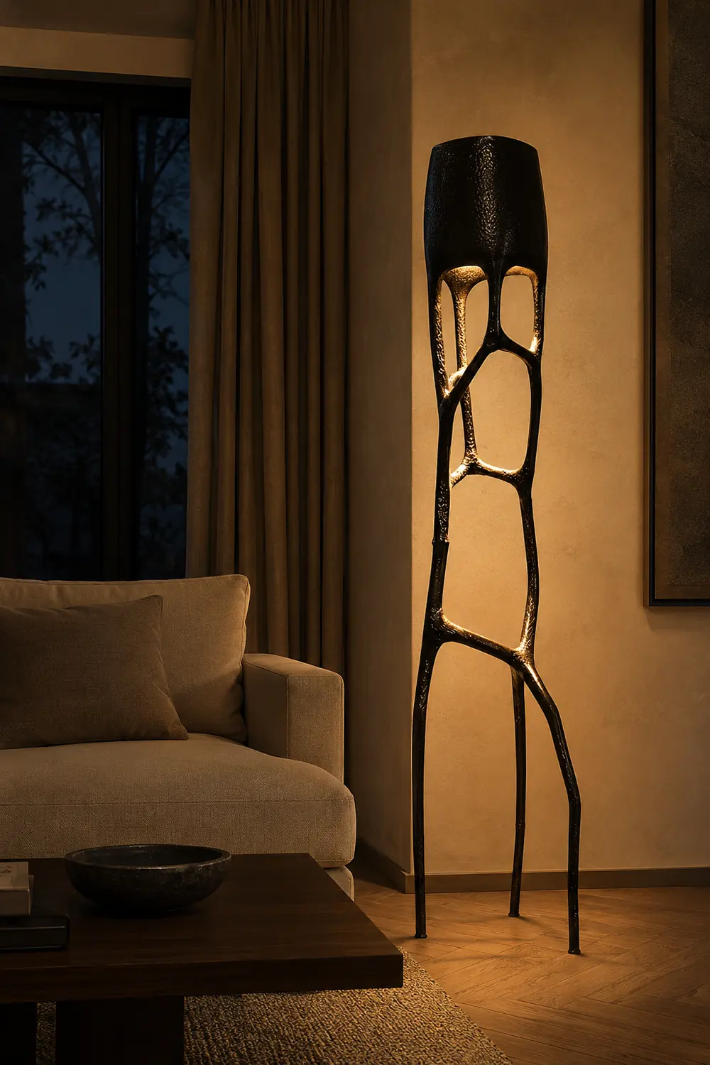 Gothic Sculpture Floor Lamp - Lumpaz